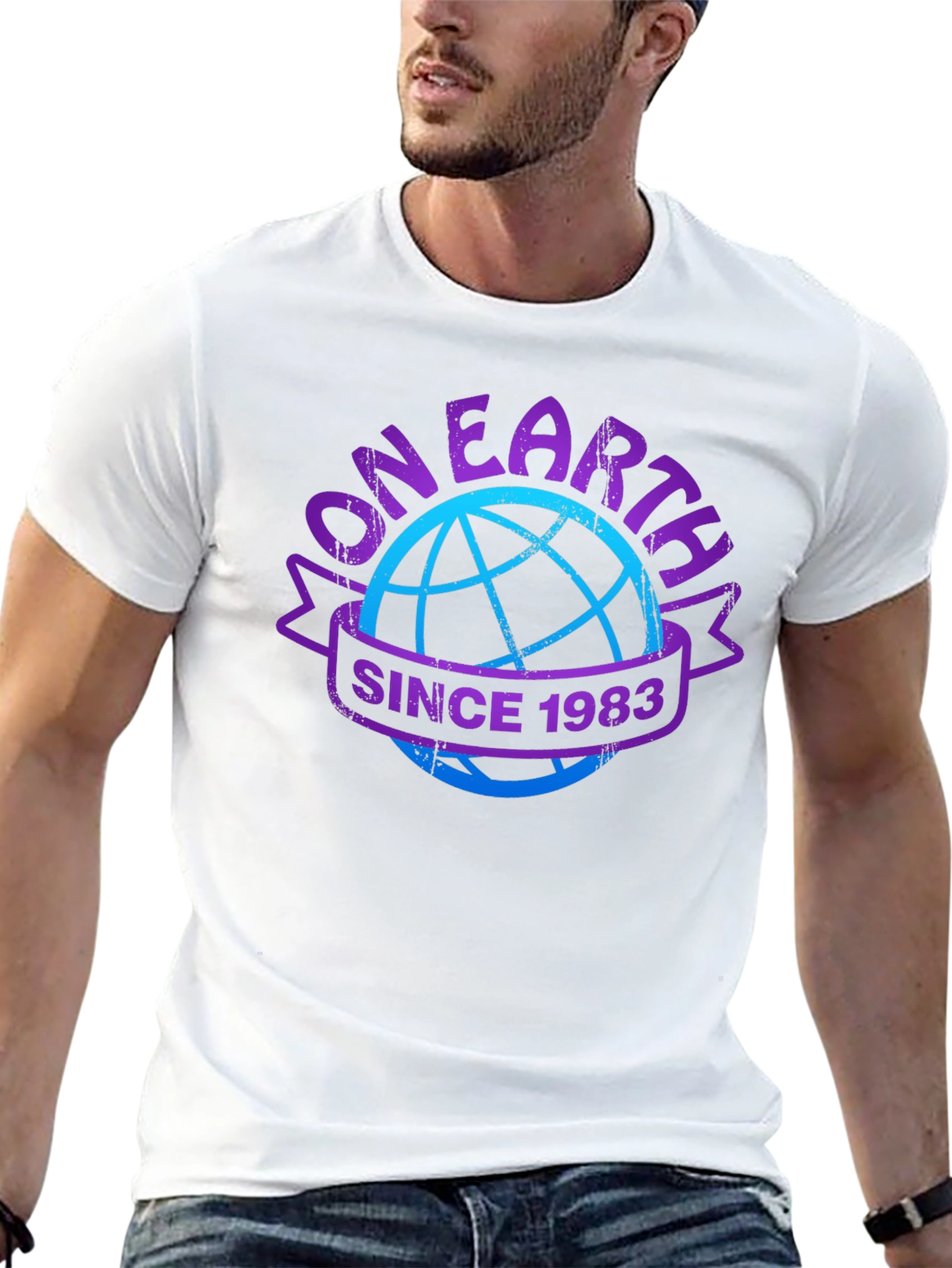 On Earth Since 1983 T-Shirt