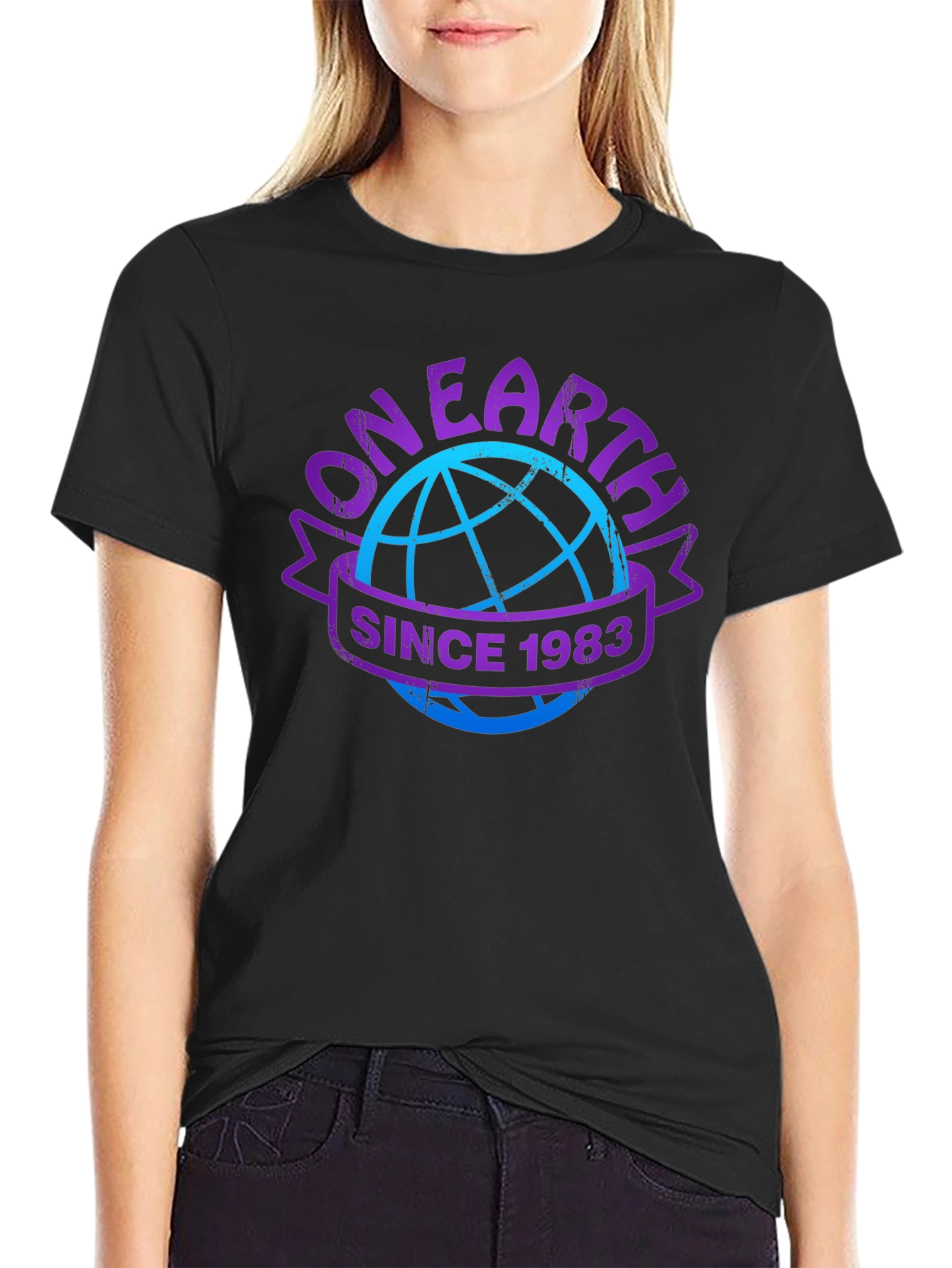 On Earth Since 1983 T-Shirt