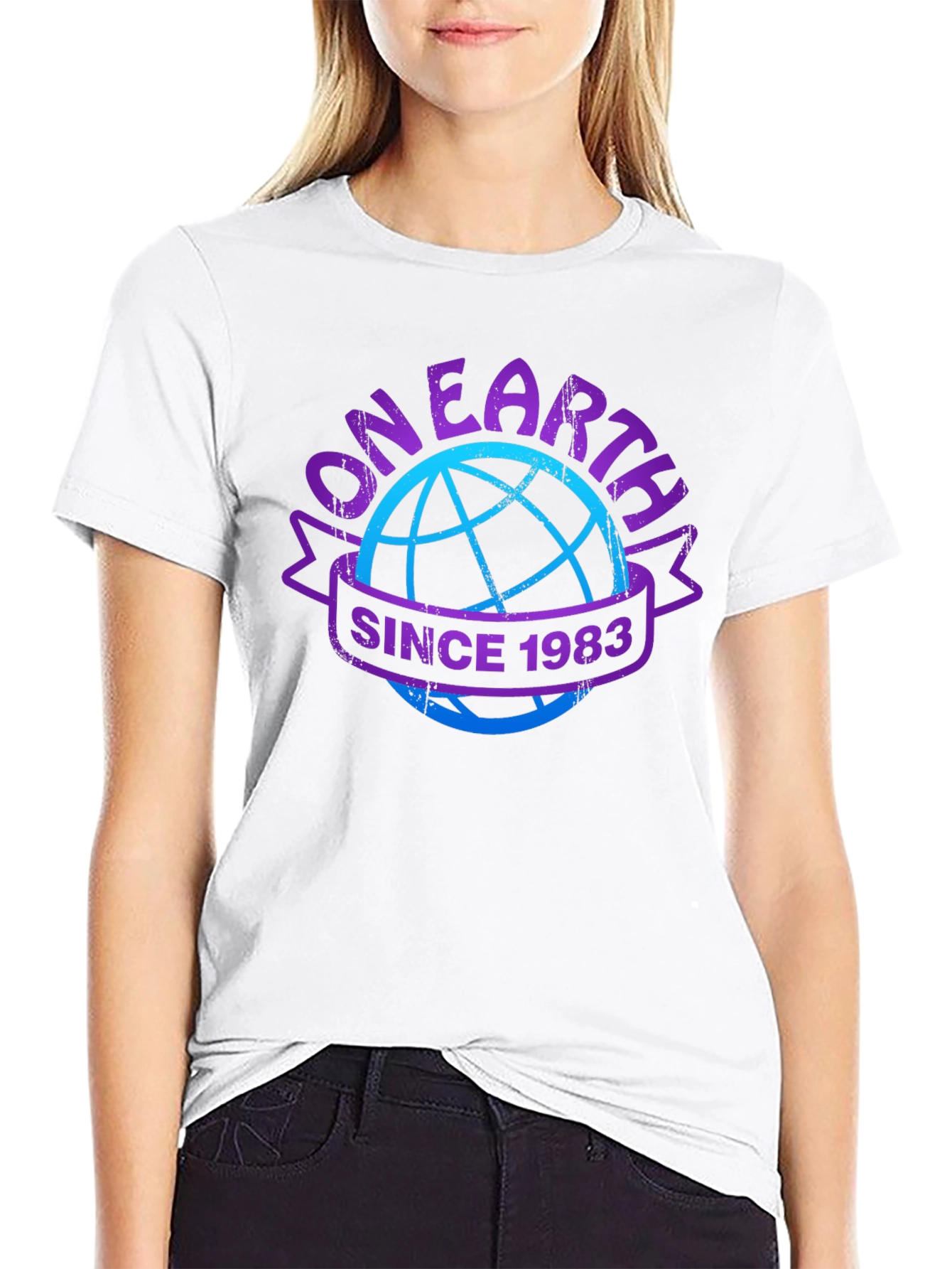 On Earth Since 1983 T-Shirt