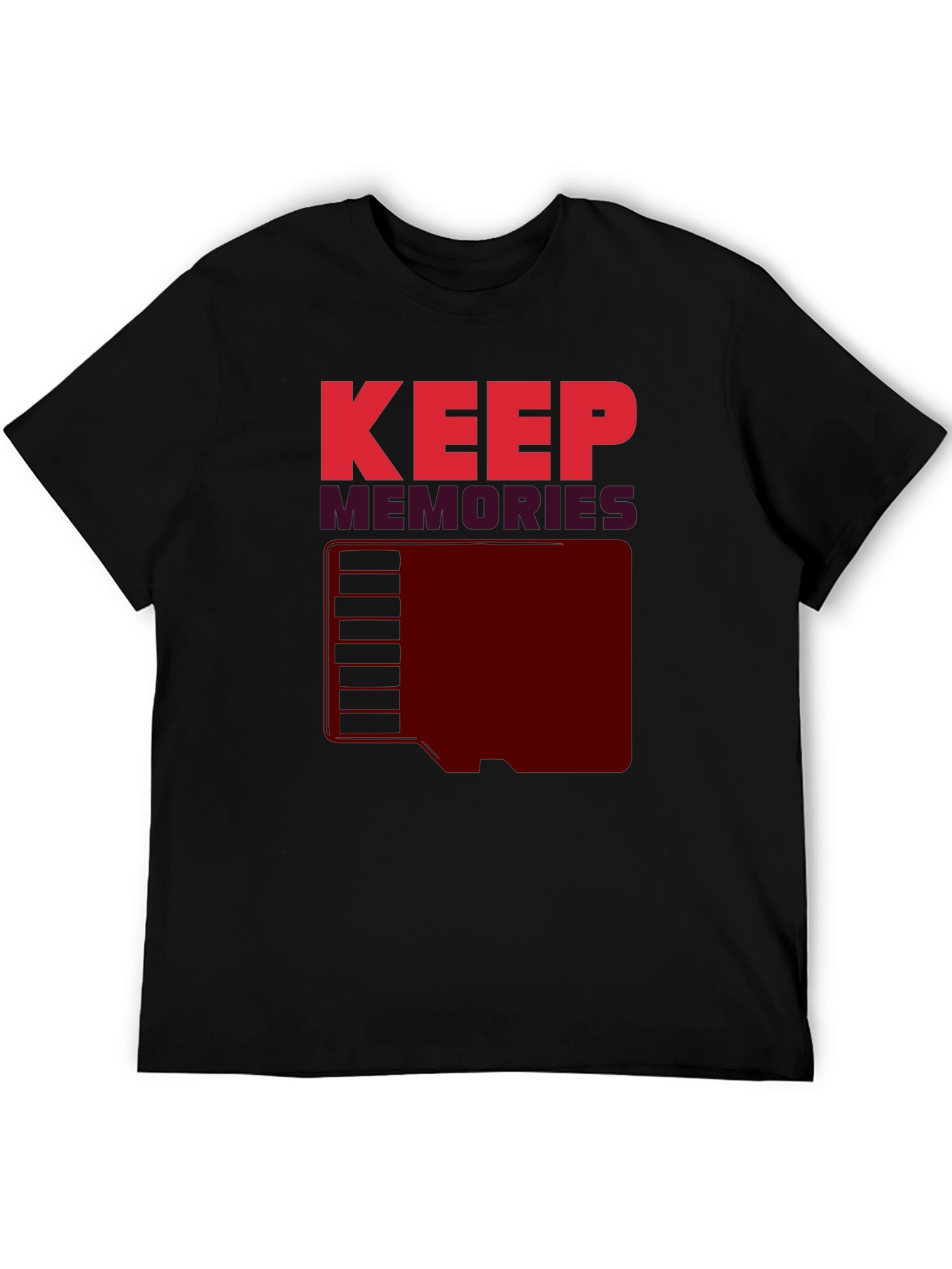 Keep Memories Graphic T-Shirt - Retro Style