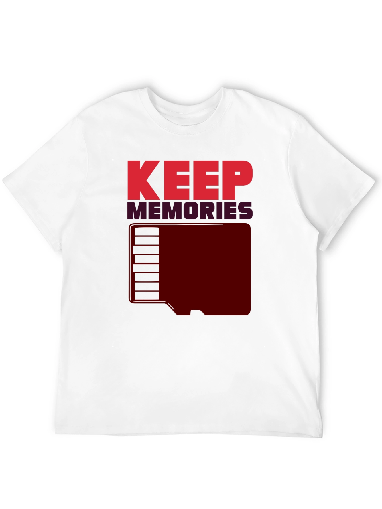 Keep Memories Graphic T-Shirt - Retro Style