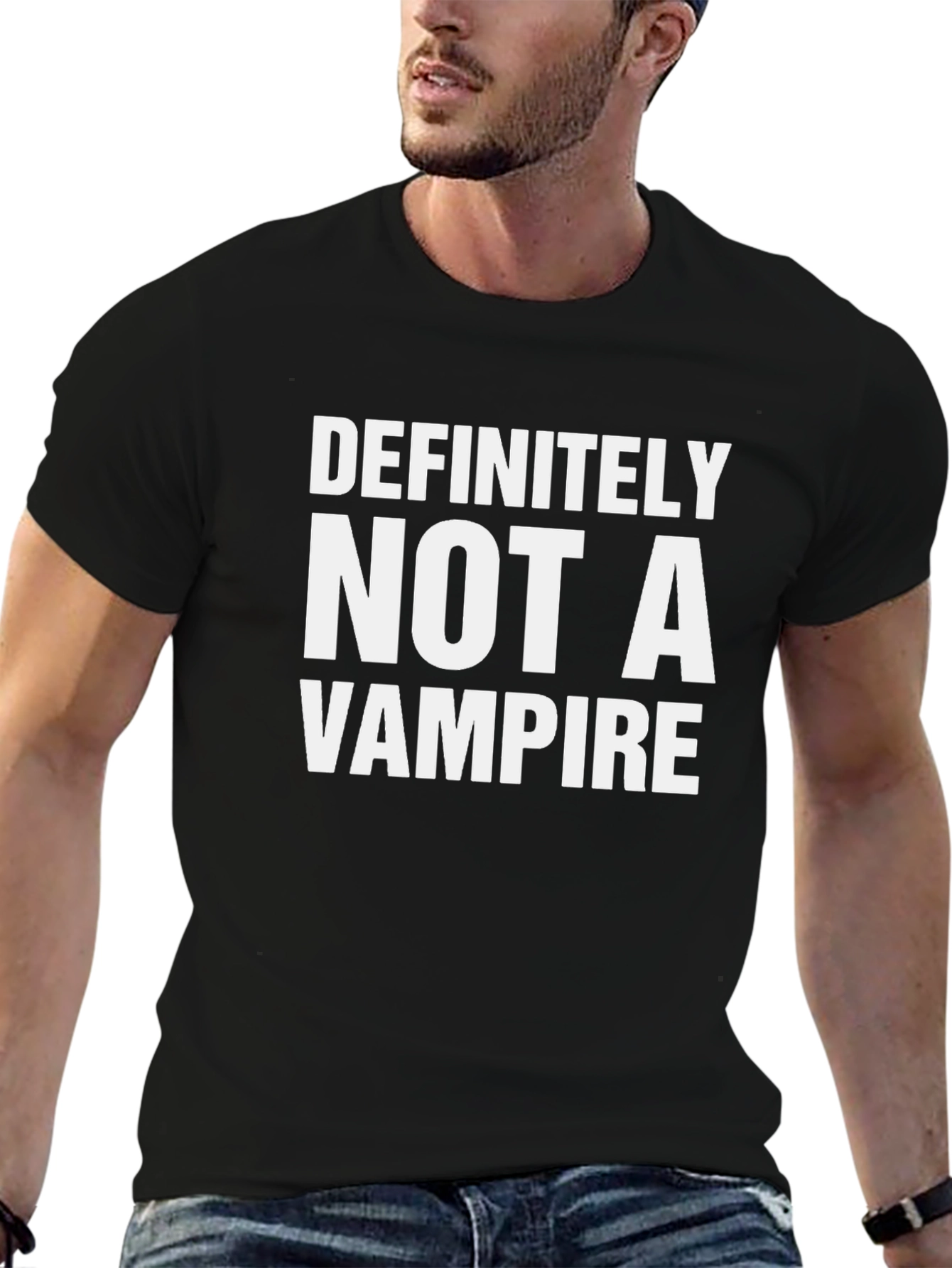 Definitely Not a Vampire Graphic T-Shirt