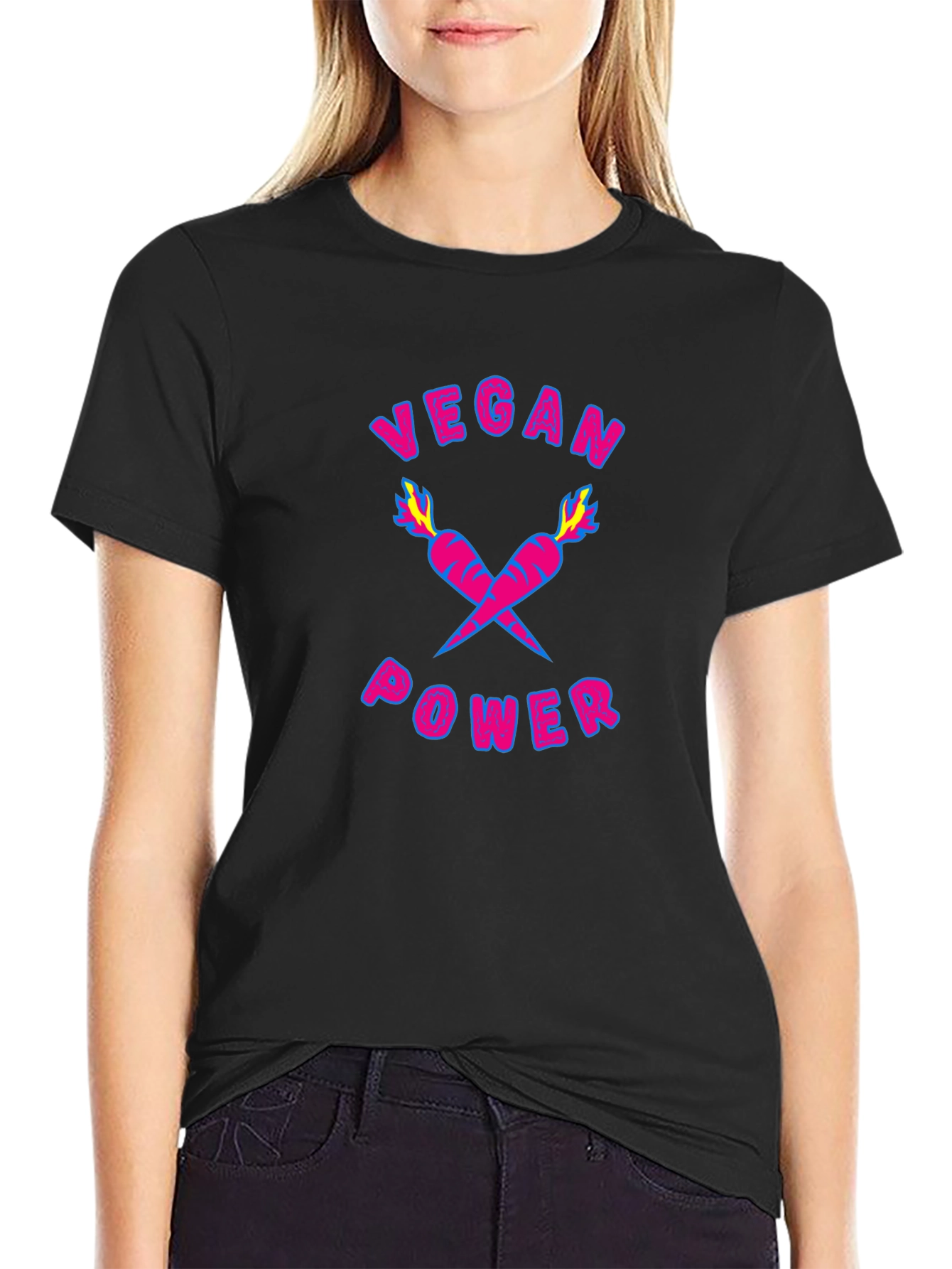 Vegan Power Graphic T-Shirt