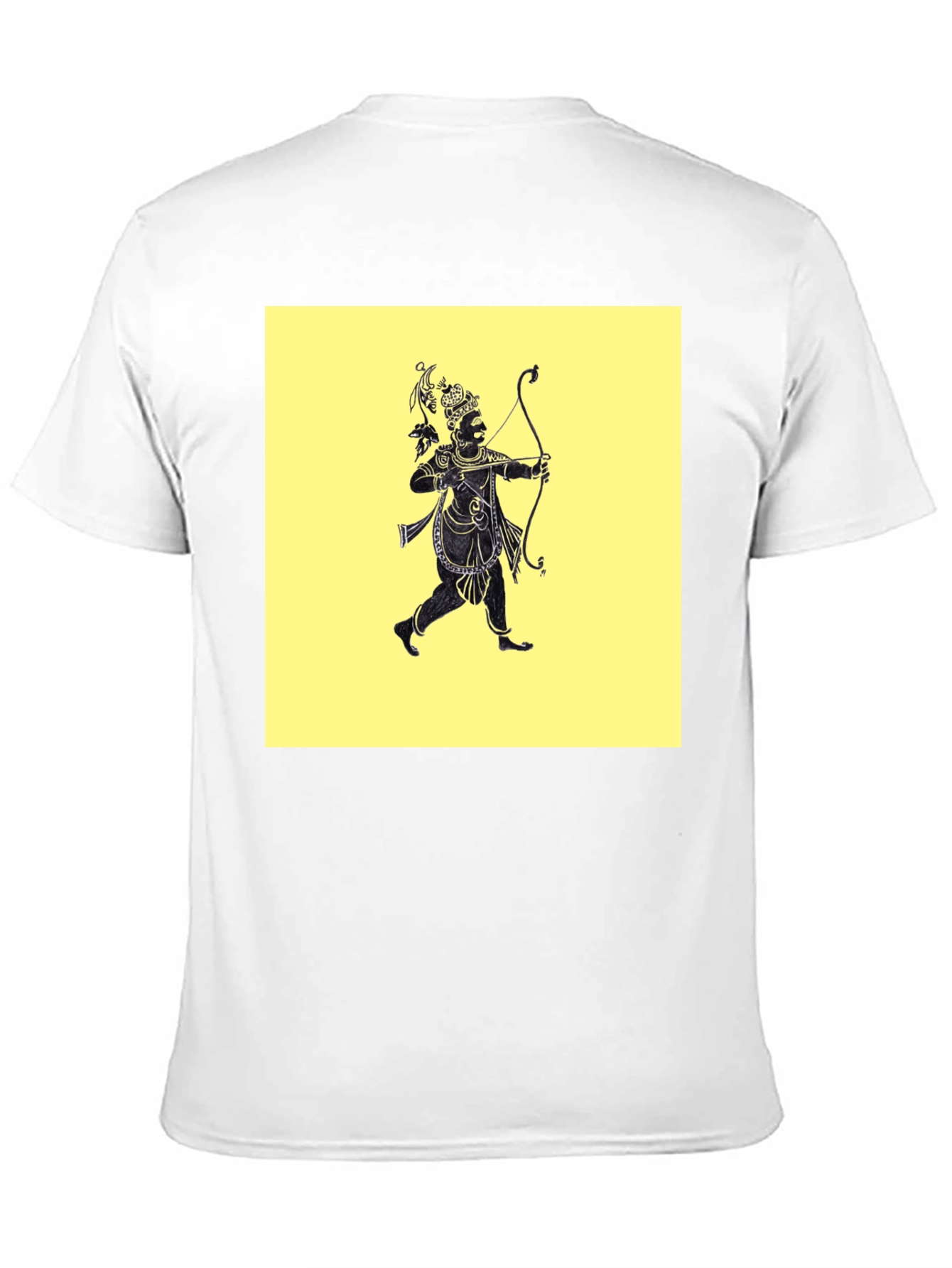 Archer Graphic Tee - Black Cotton Blend