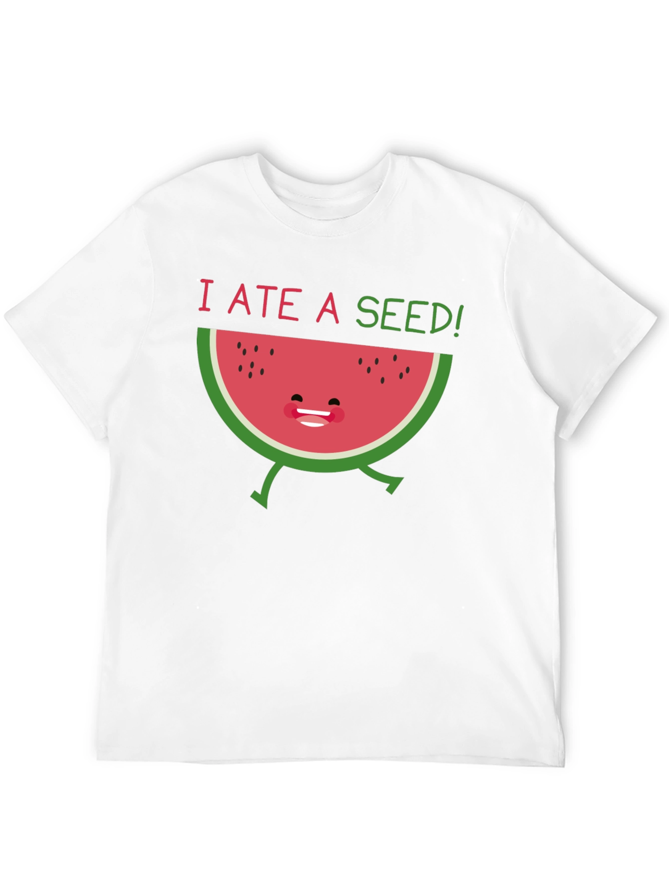 I Ate a Seed! Funny Watermelon Graphic T-Shirt