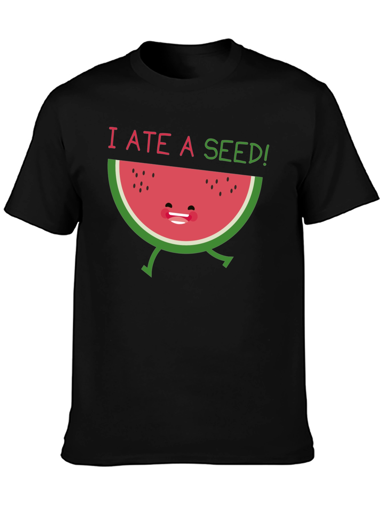 I Ate a Seed! Funny Watermelon Graphic T-Shirt