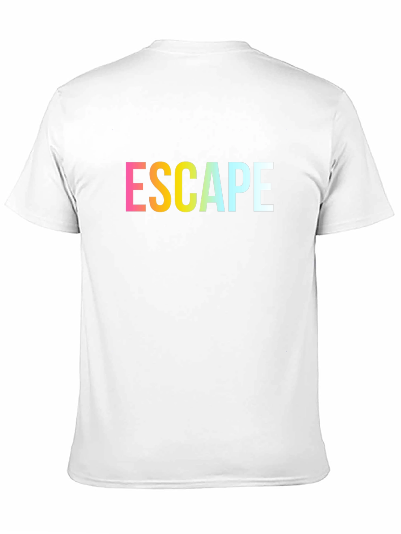 Escape Graphic Print Black T-Shirt