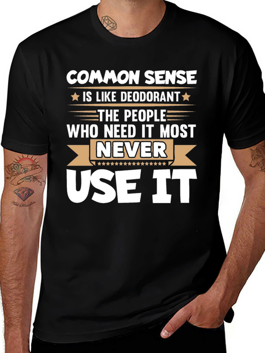 Common Sense Deodorant Graphic Tee