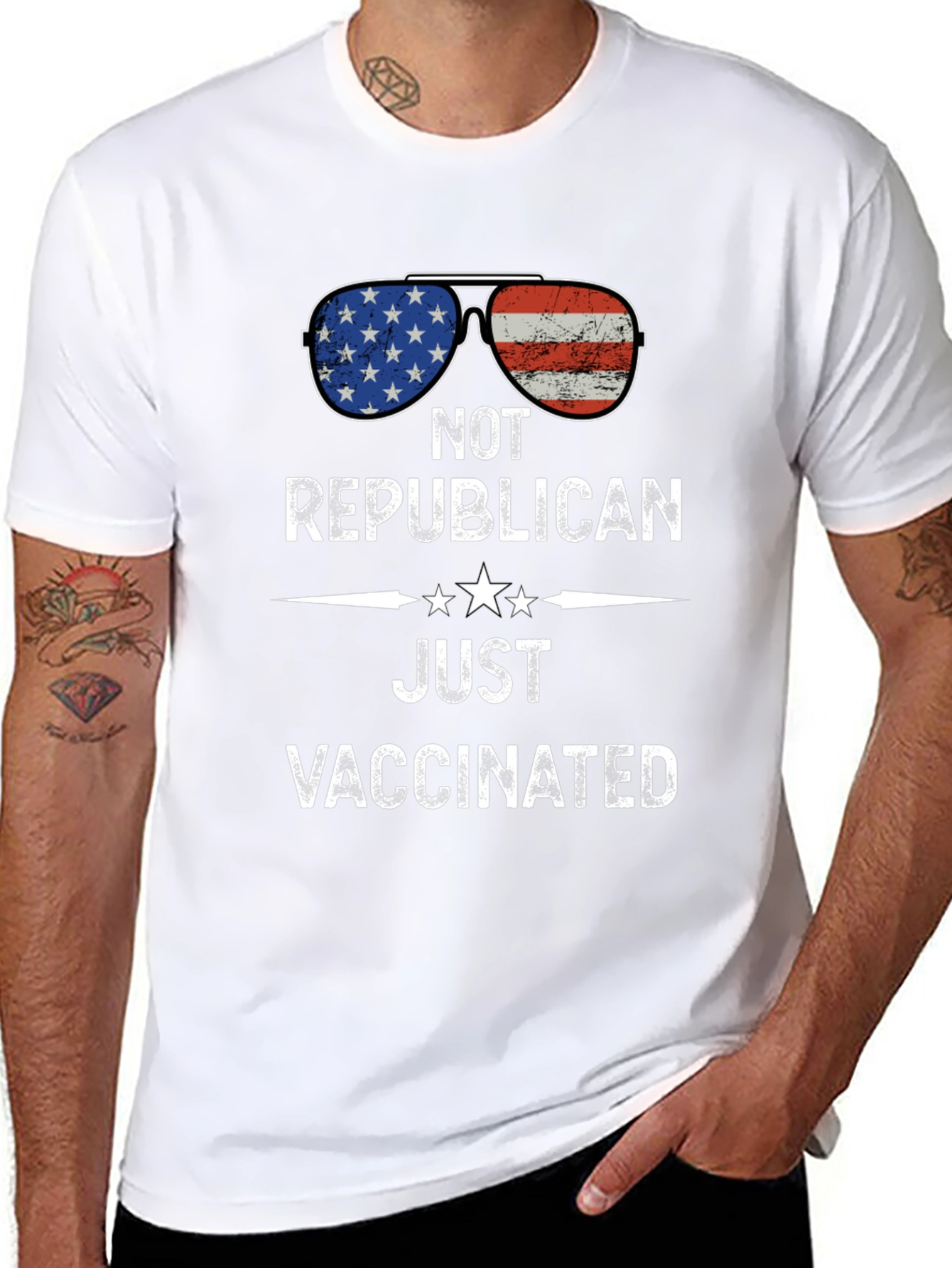 Not Republican Just Vaccinated T-Shirt