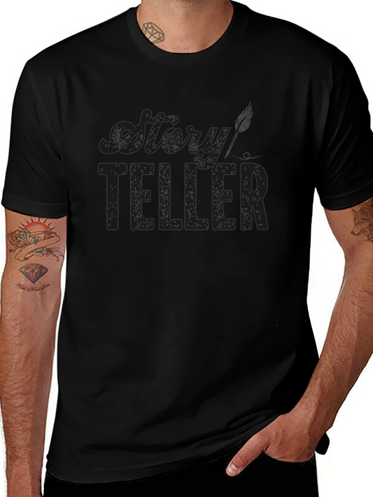 Storyteller Graphic Tee - Black Short Sleeve