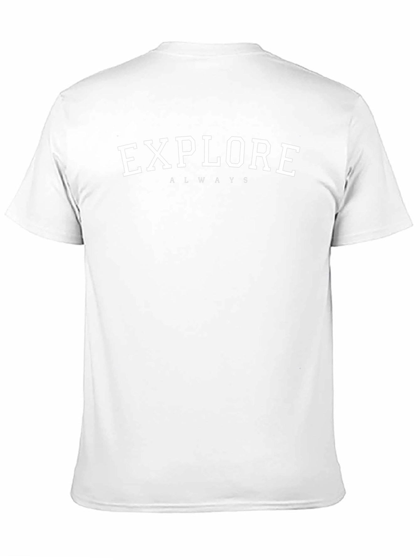 Explore Always Black Graphic Tee