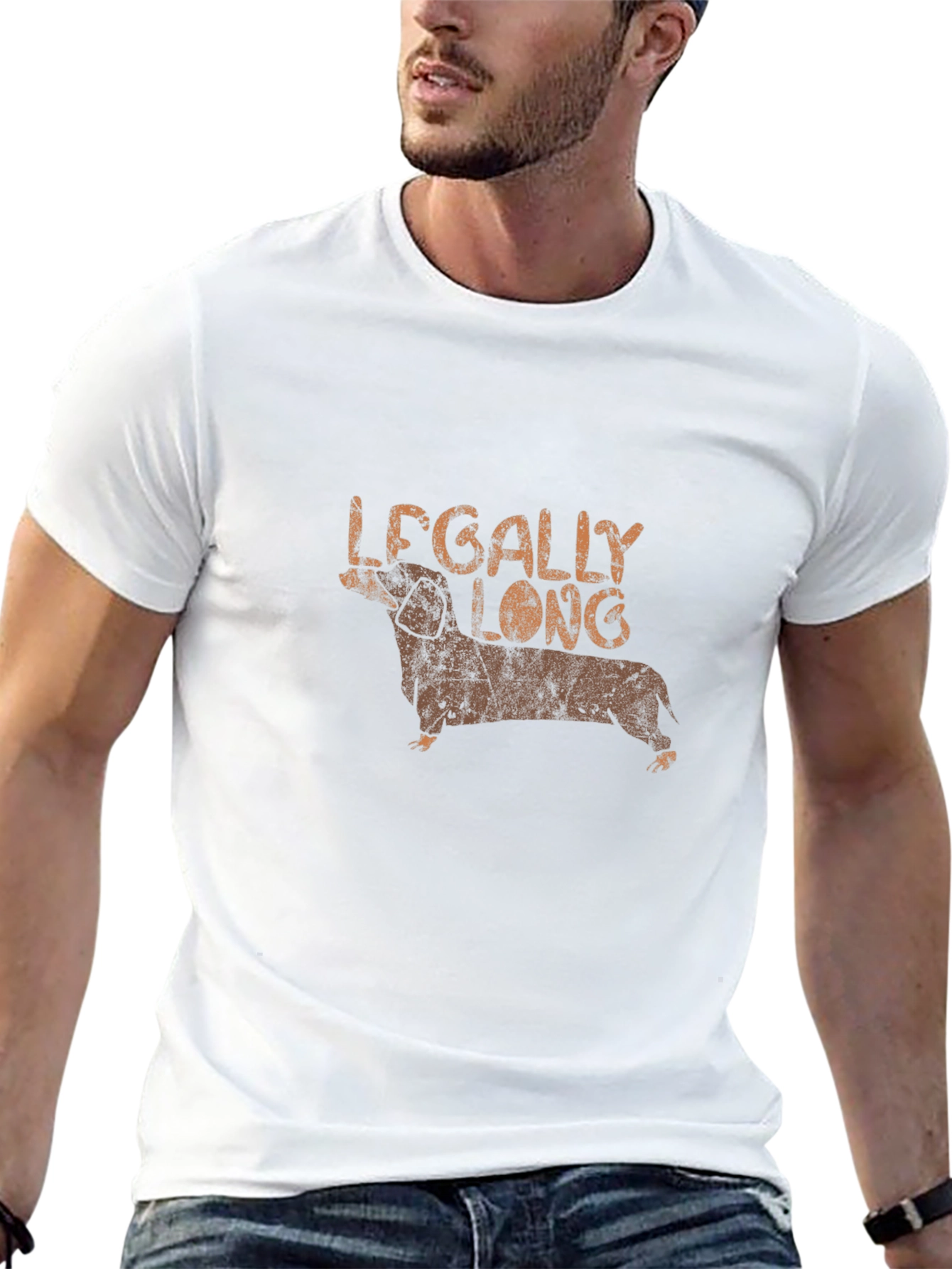 Legally Long Dachshund T-Shirt - Funny Weiner Dog Tee