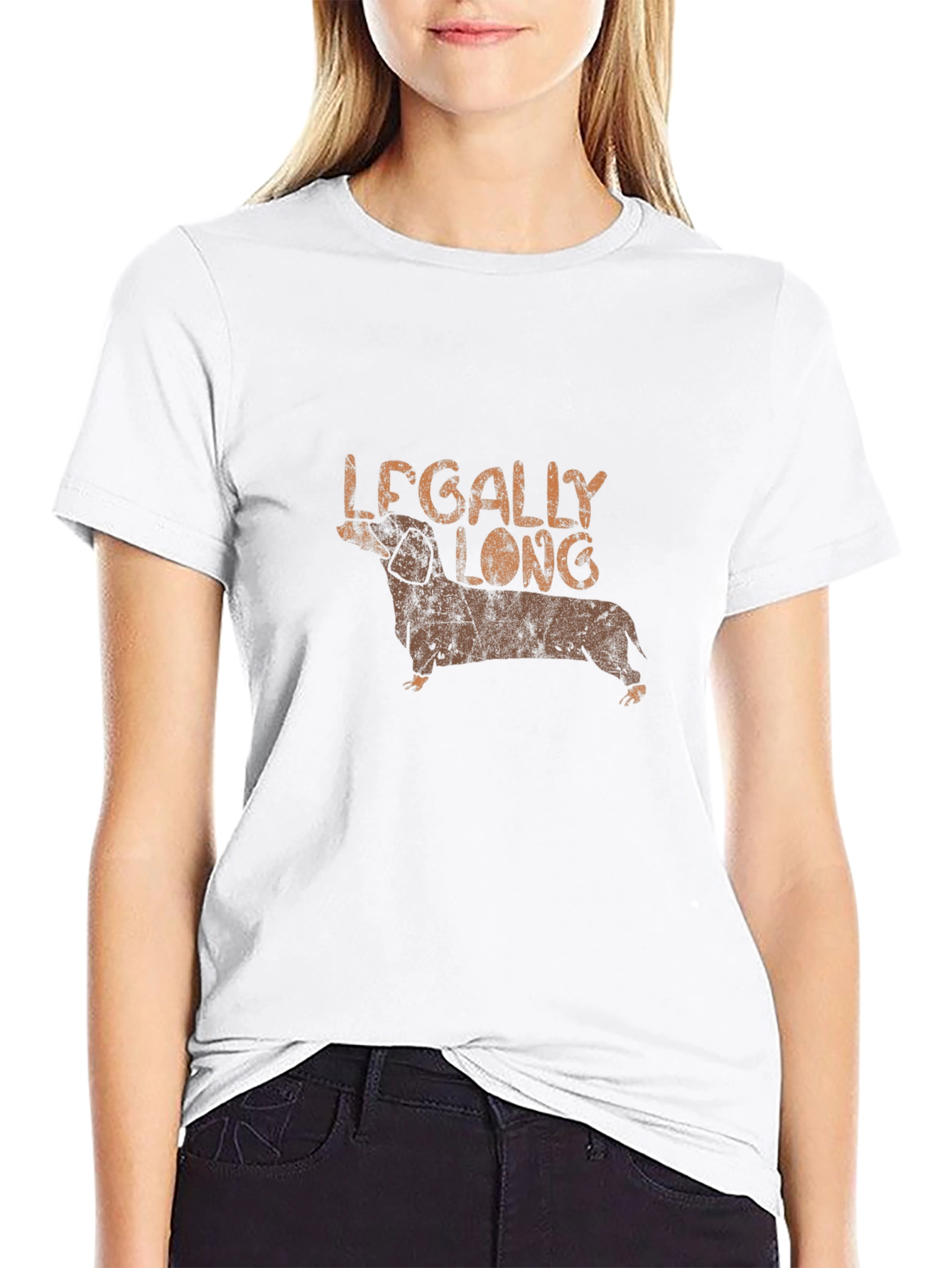 Legally Long Dachshund T-Shirt - Funny Weiner Dog Tee