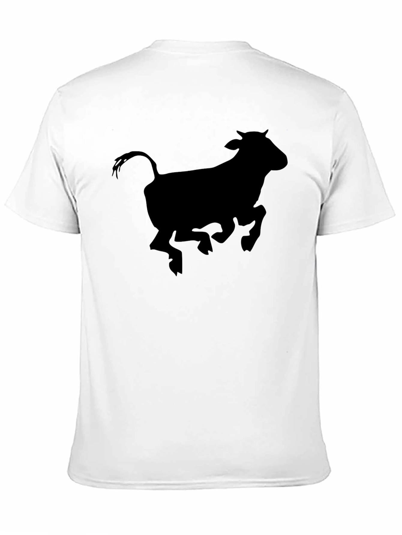 Bull Silhouette Black T-Shirt