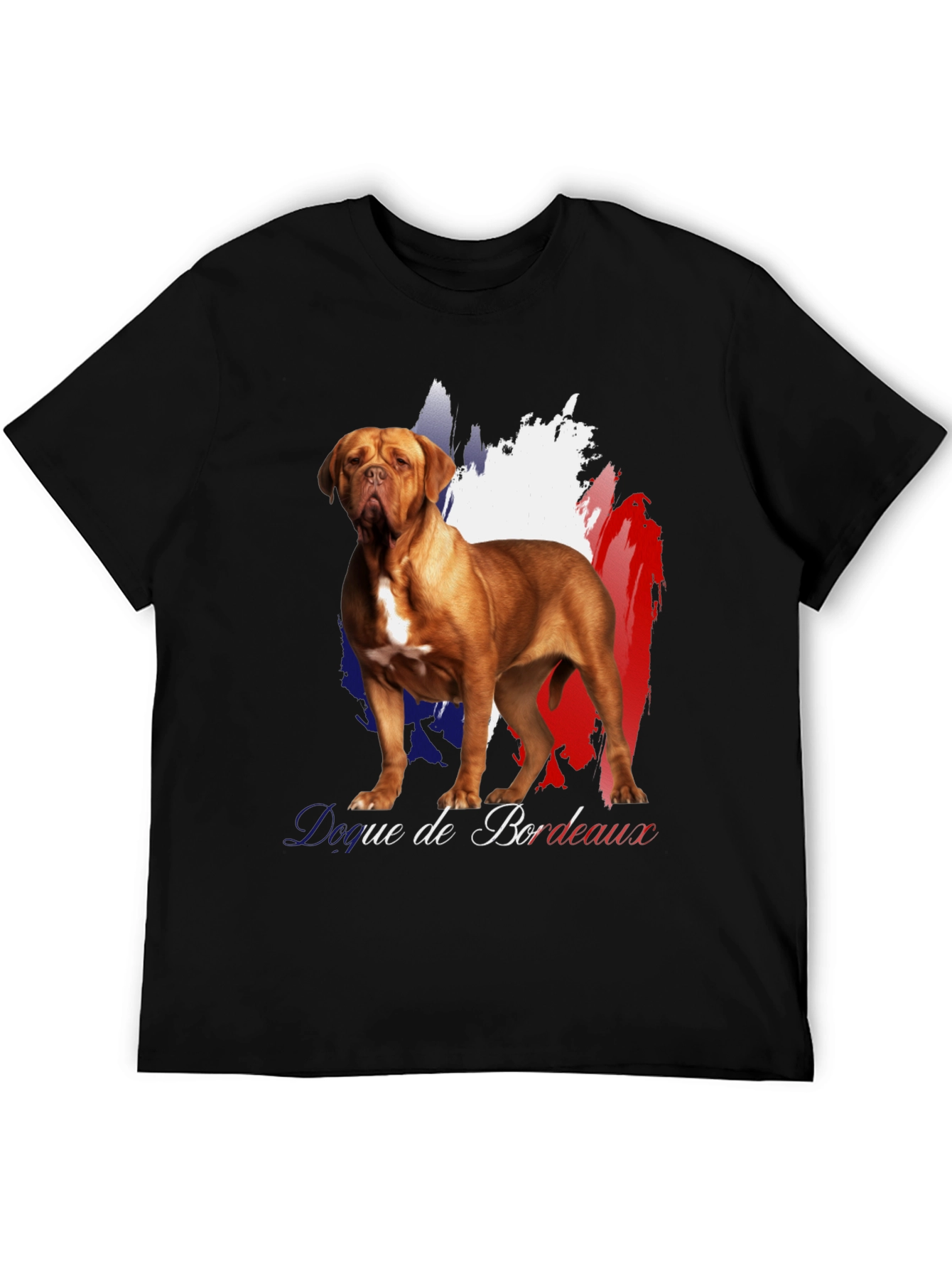 Dogue de Bordeaux French Flag T-Shirt