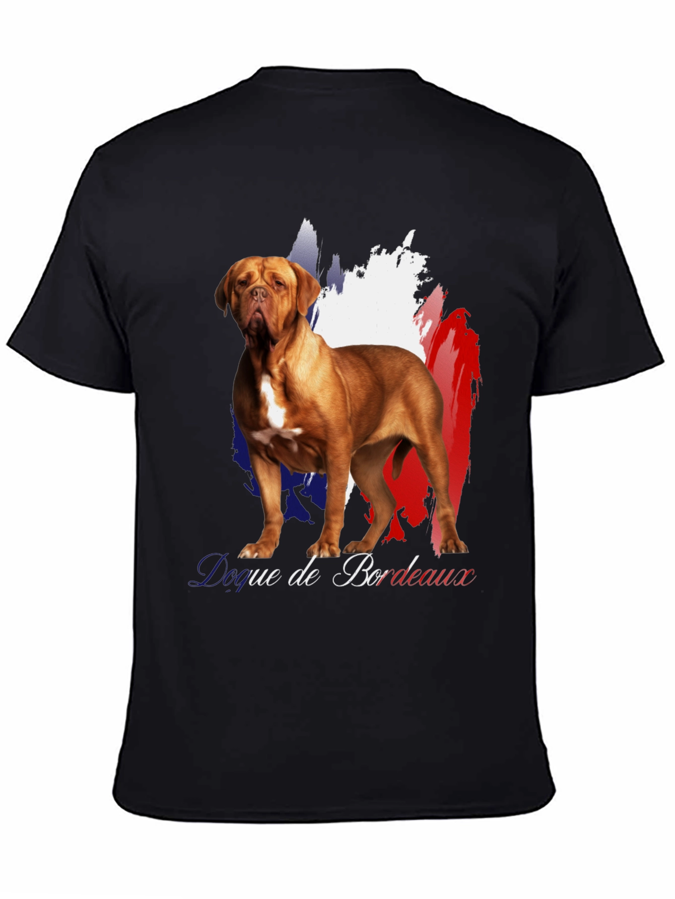 Dogue de Bordeaux French Flag T-Shirt