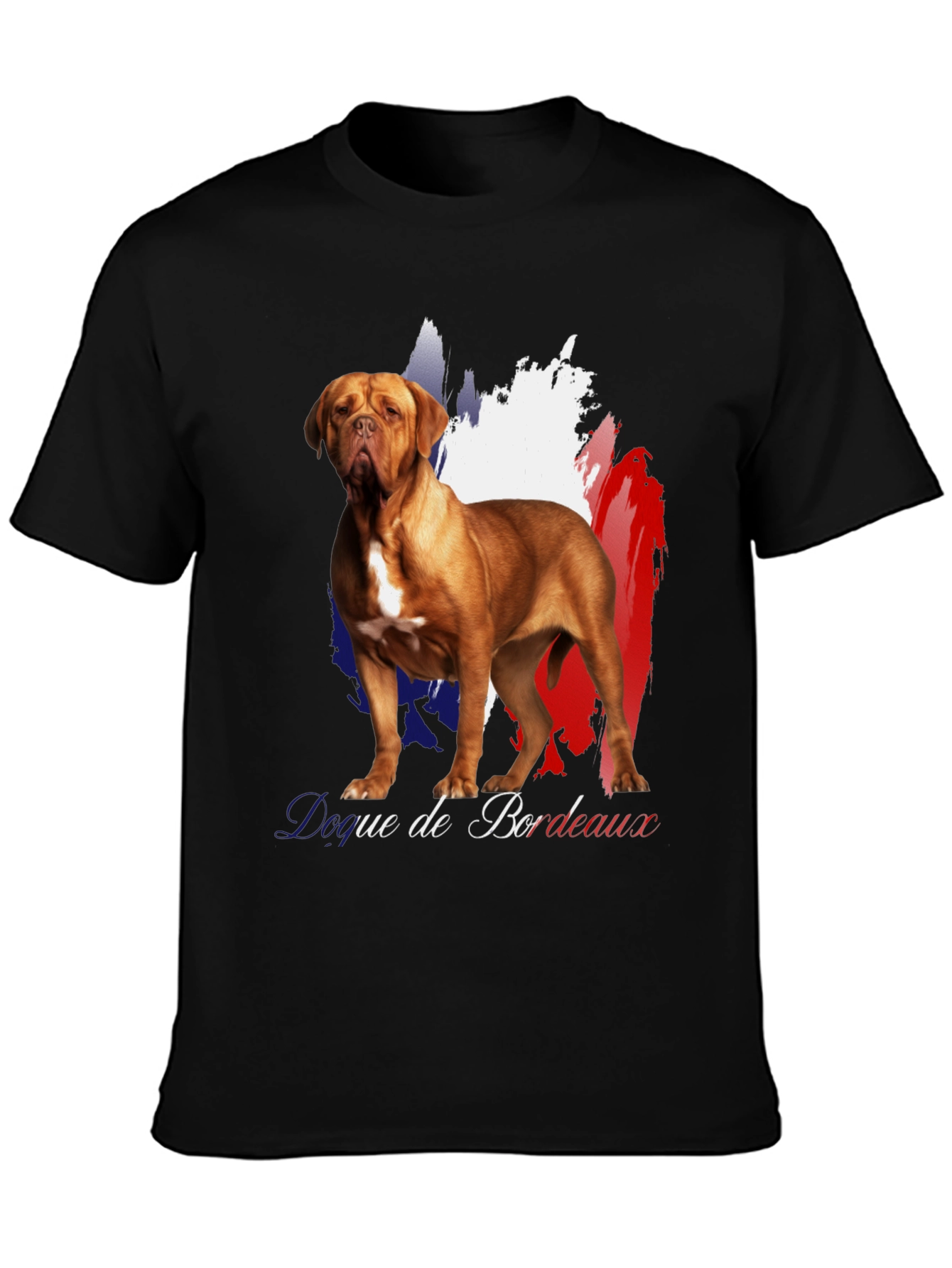 Dogue de Bordeaux French Flag T-Shirt