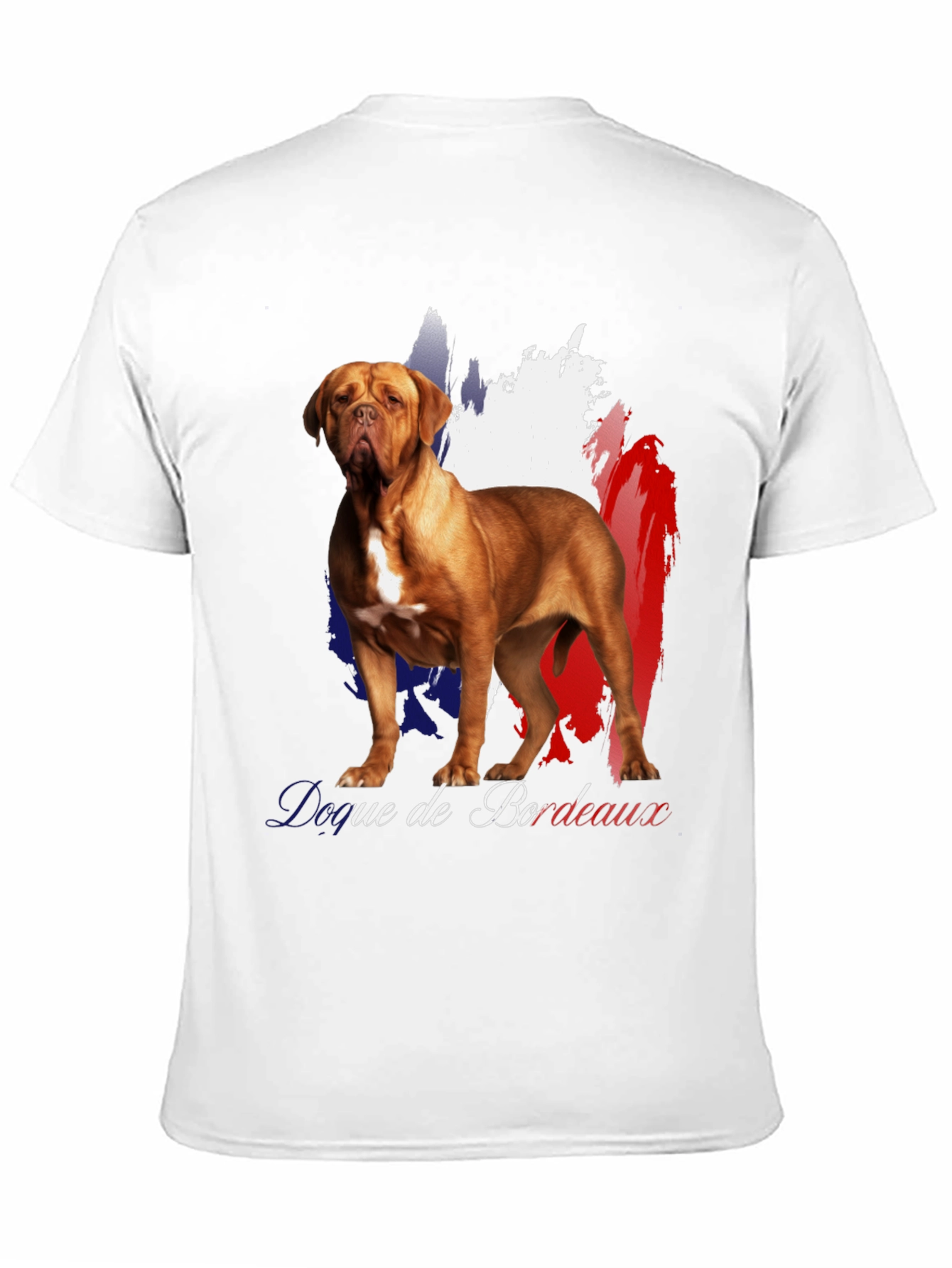 Dogue de Bordeaux French Flag T-Shirt