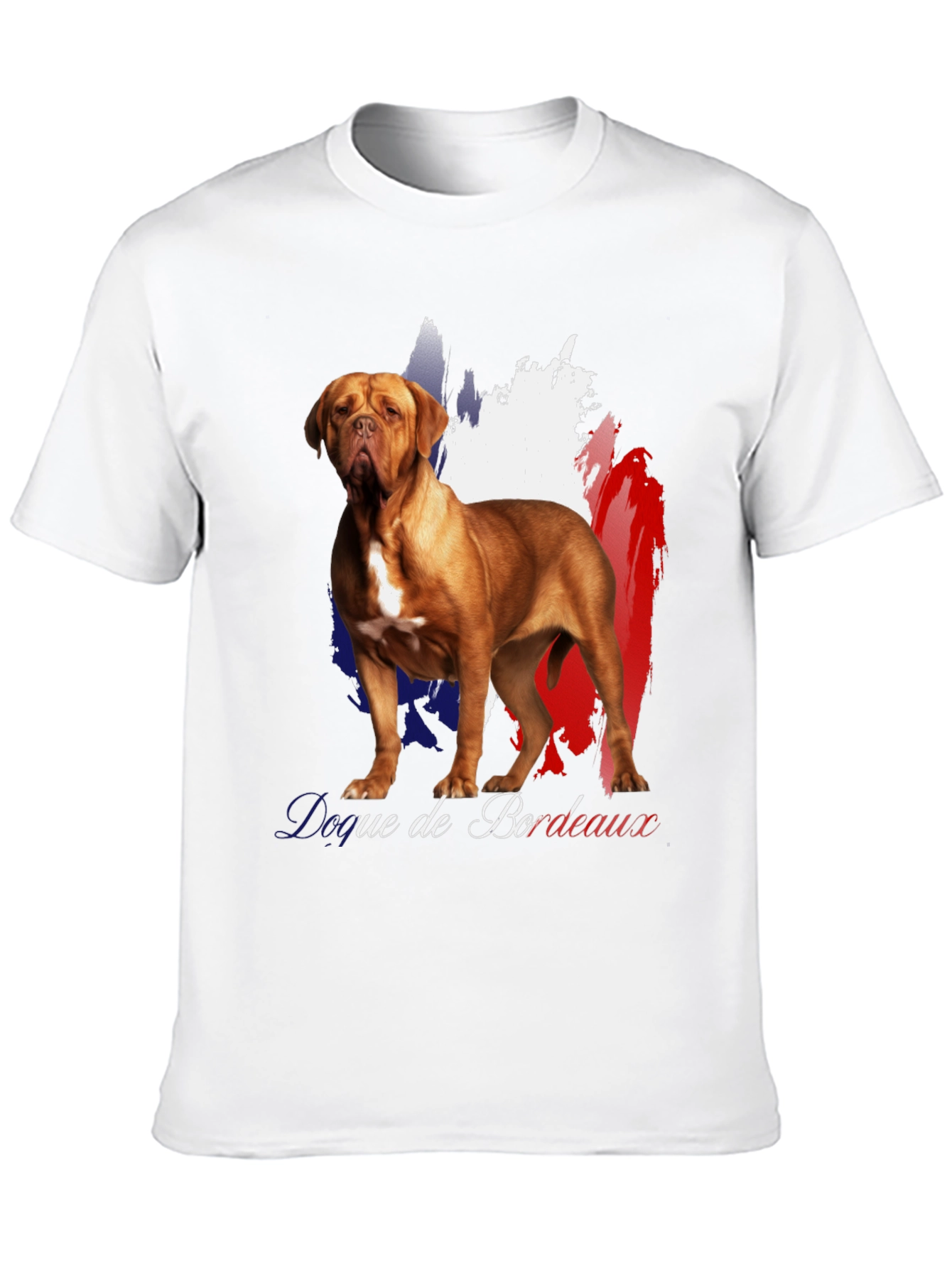 Dogue de Bordeaux French Flag T-Shirt