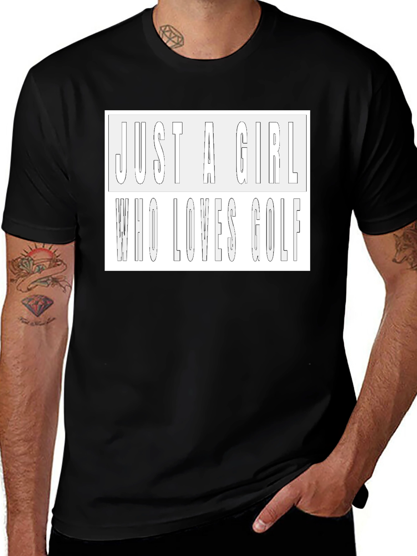 Girl Who Loves Golf T-Shirt