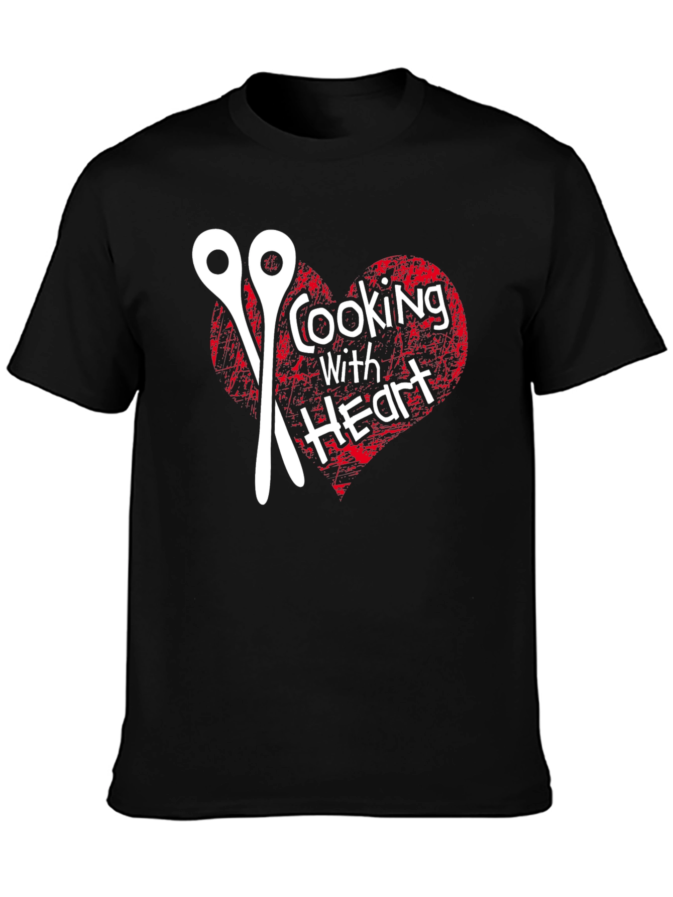 Cooking With Heart Graphic T-Shirt