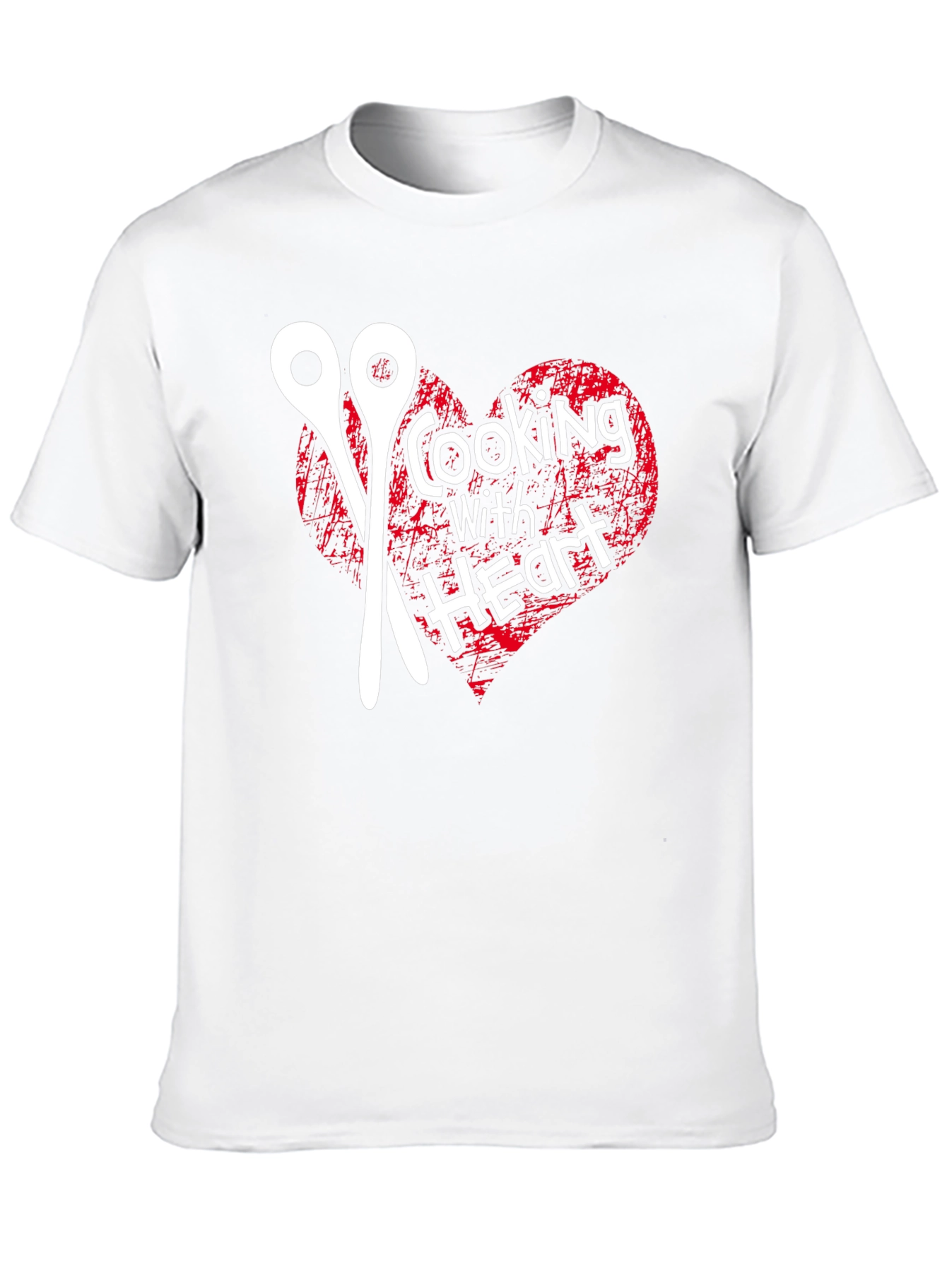 Cooking With Heart Graphic T-Shirt