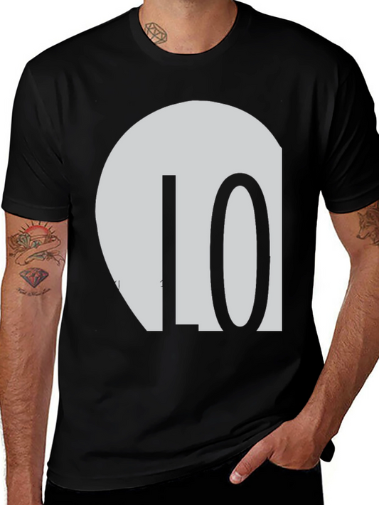 10 Graphic Tee - Modern Minimalist Design