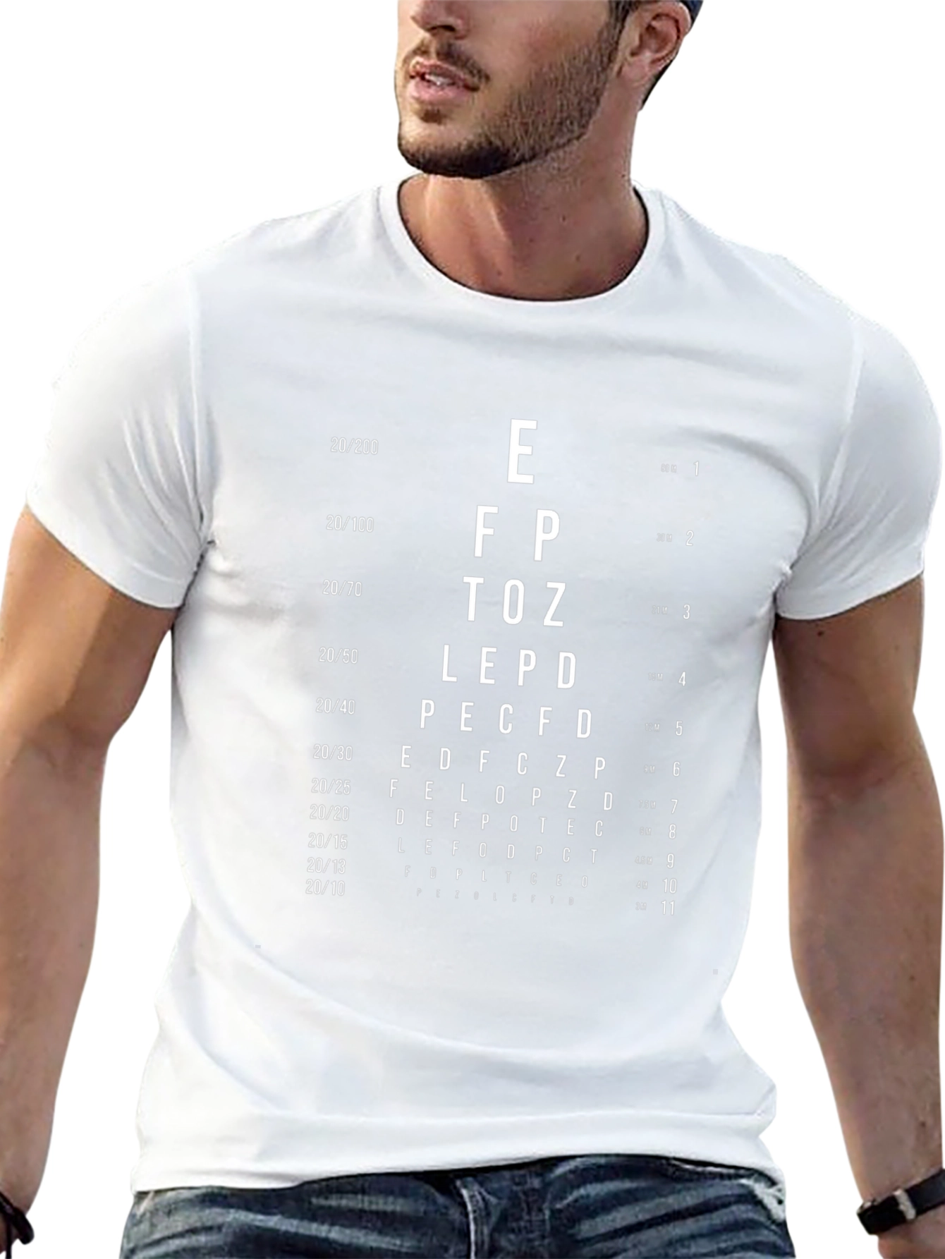 Eye Chart T-Shirt - Vision Test Tee