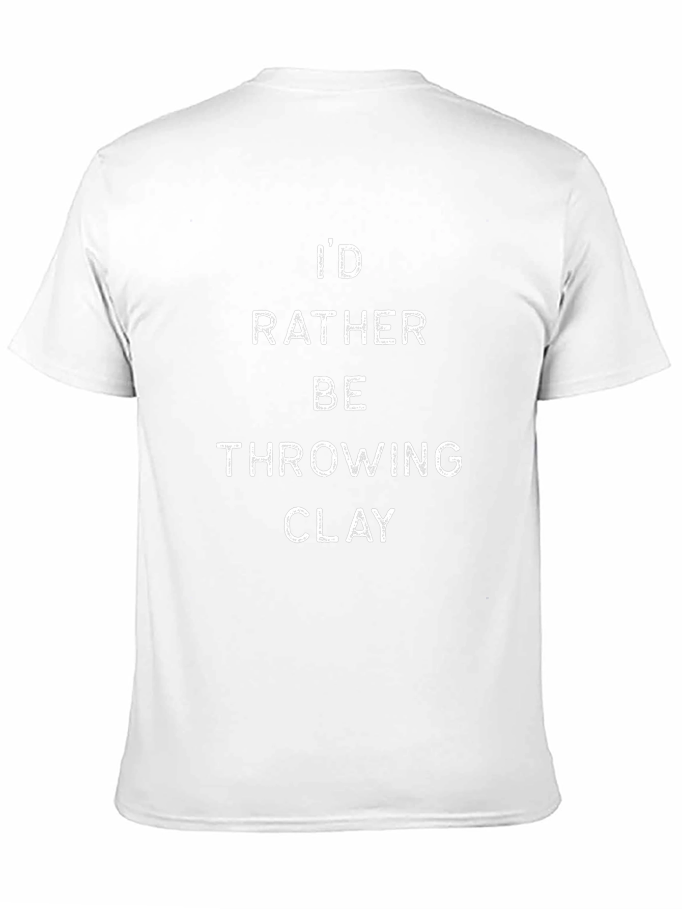 Id Rather Be Throwing Clay Black T-Shirt