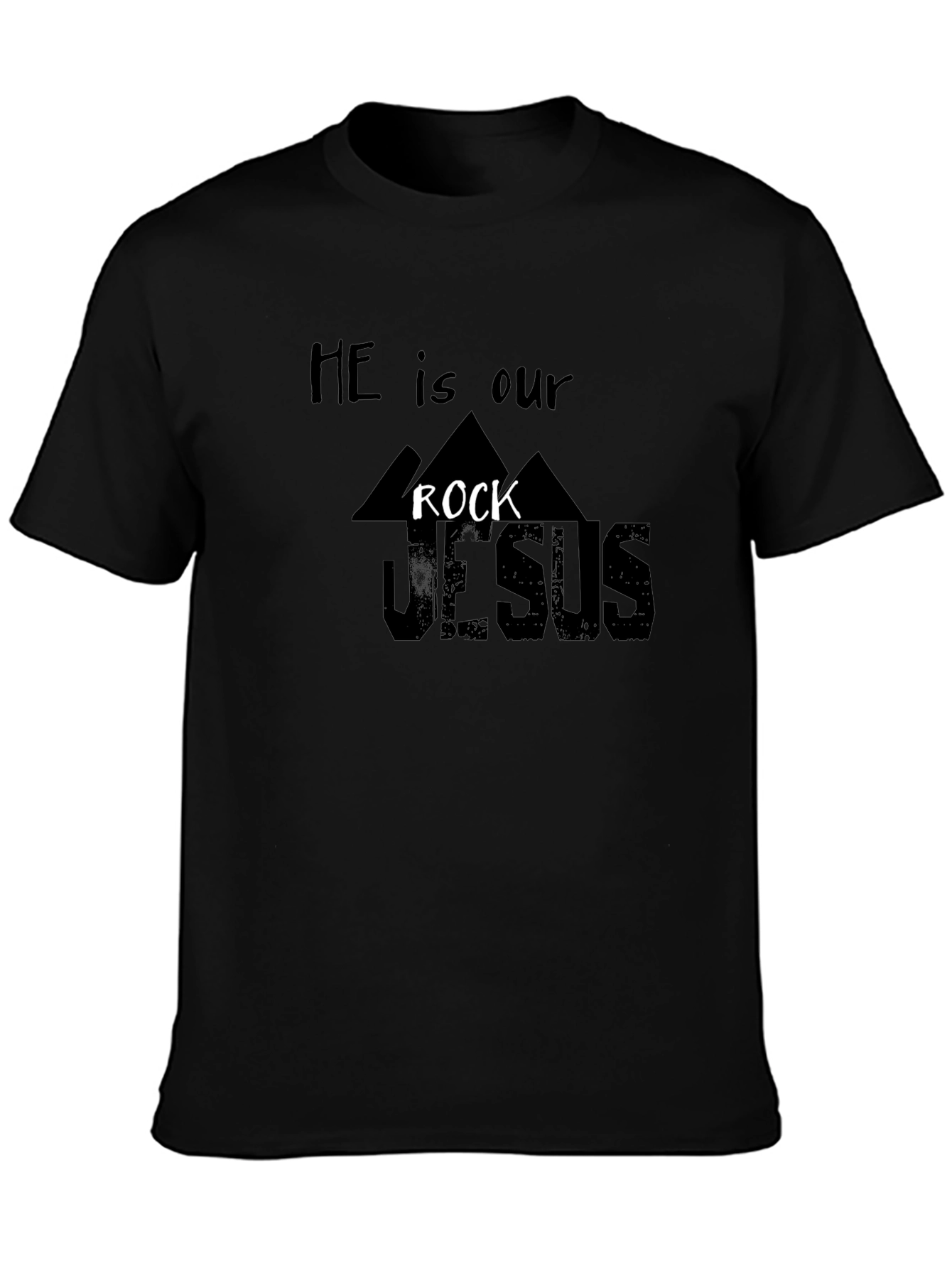He Is Our Rock JESUS Graphic T-Shirt
