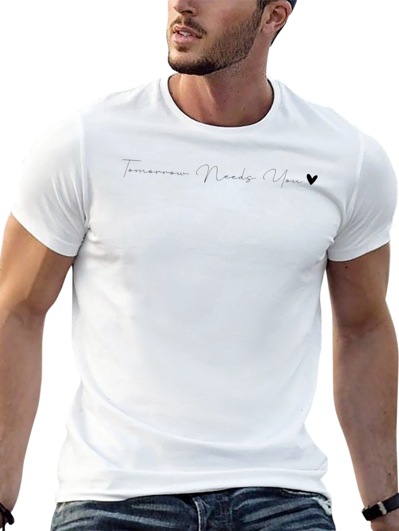Tomorrow Needs You Black Tee