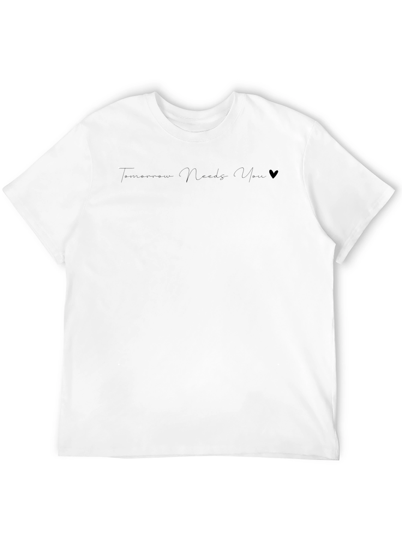 Tomorrow Needs You Black Tee