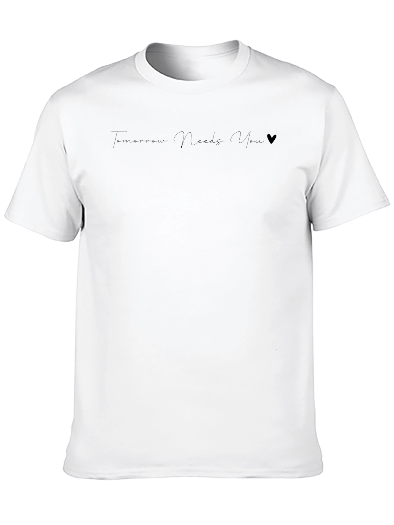 Tomorrow Needs You Black Tee