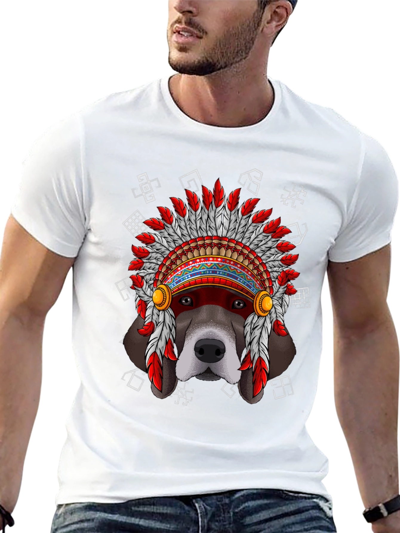 Dog Headdress T-Shirt