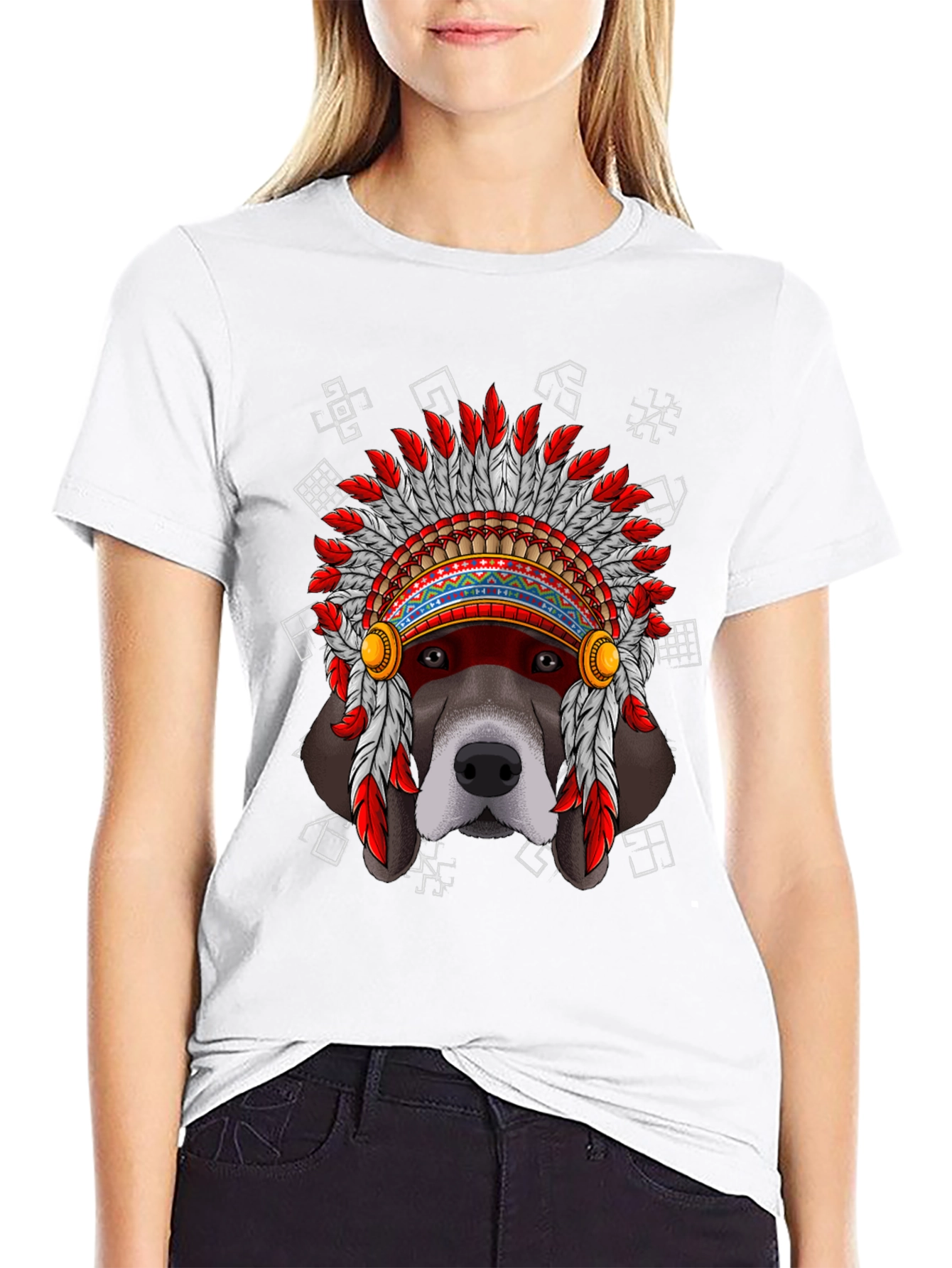 Dog Headdress T-Shirt