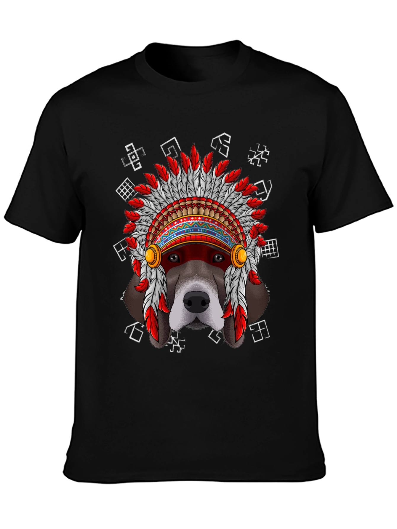 Dog Headdress T-Shirt