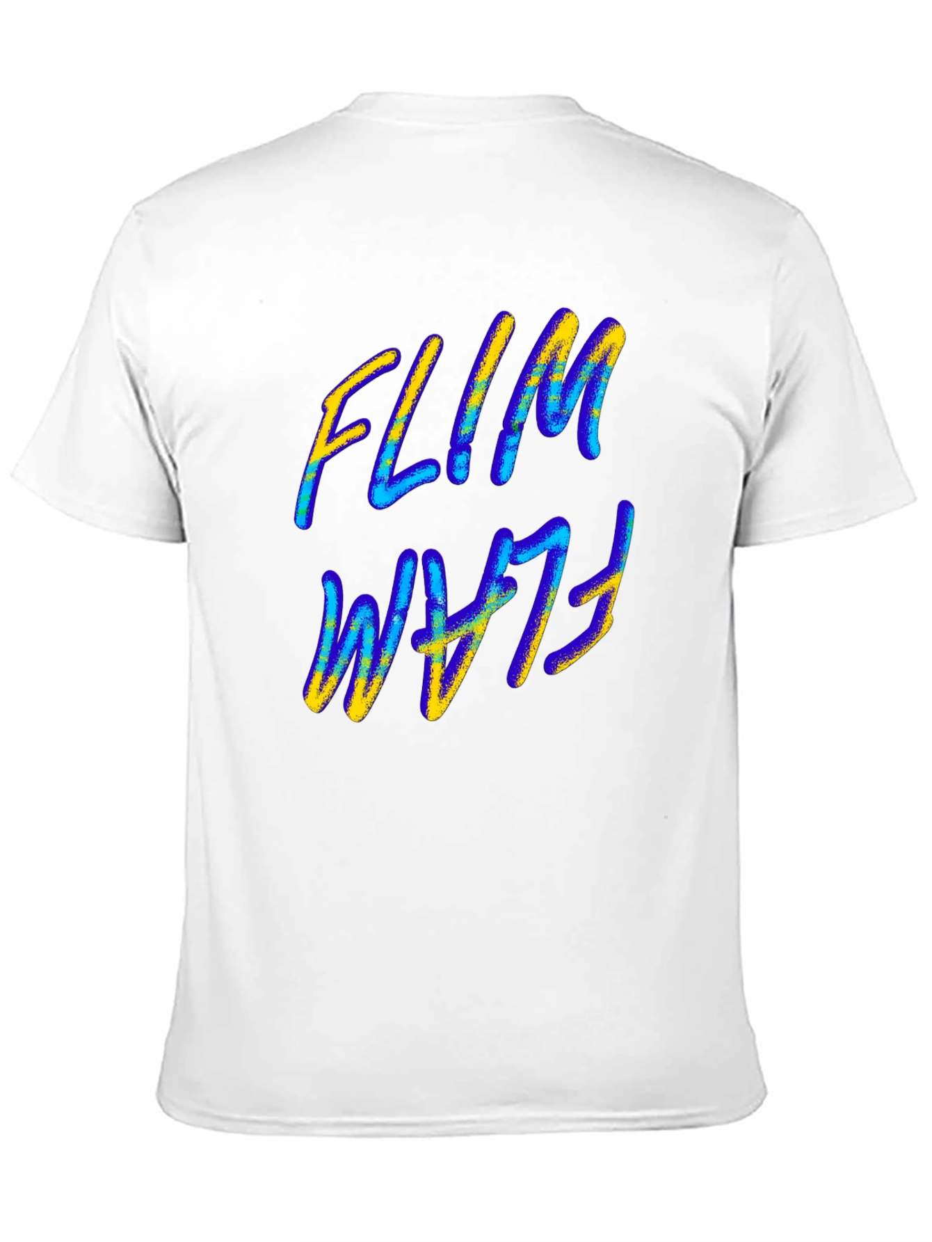 Flim Flam T-Shirt - Black Abstract Design