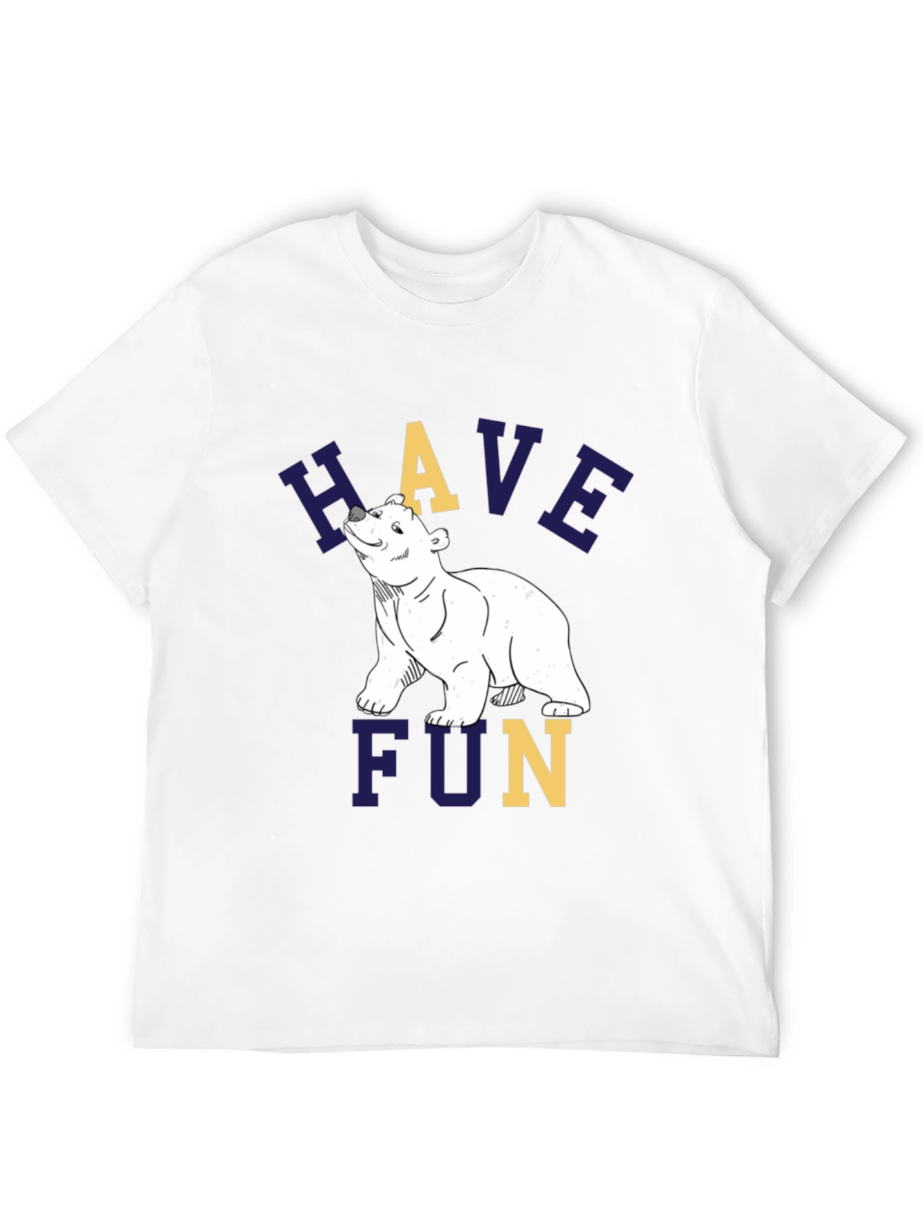 Have Fun Bear Graphic T-Shirt