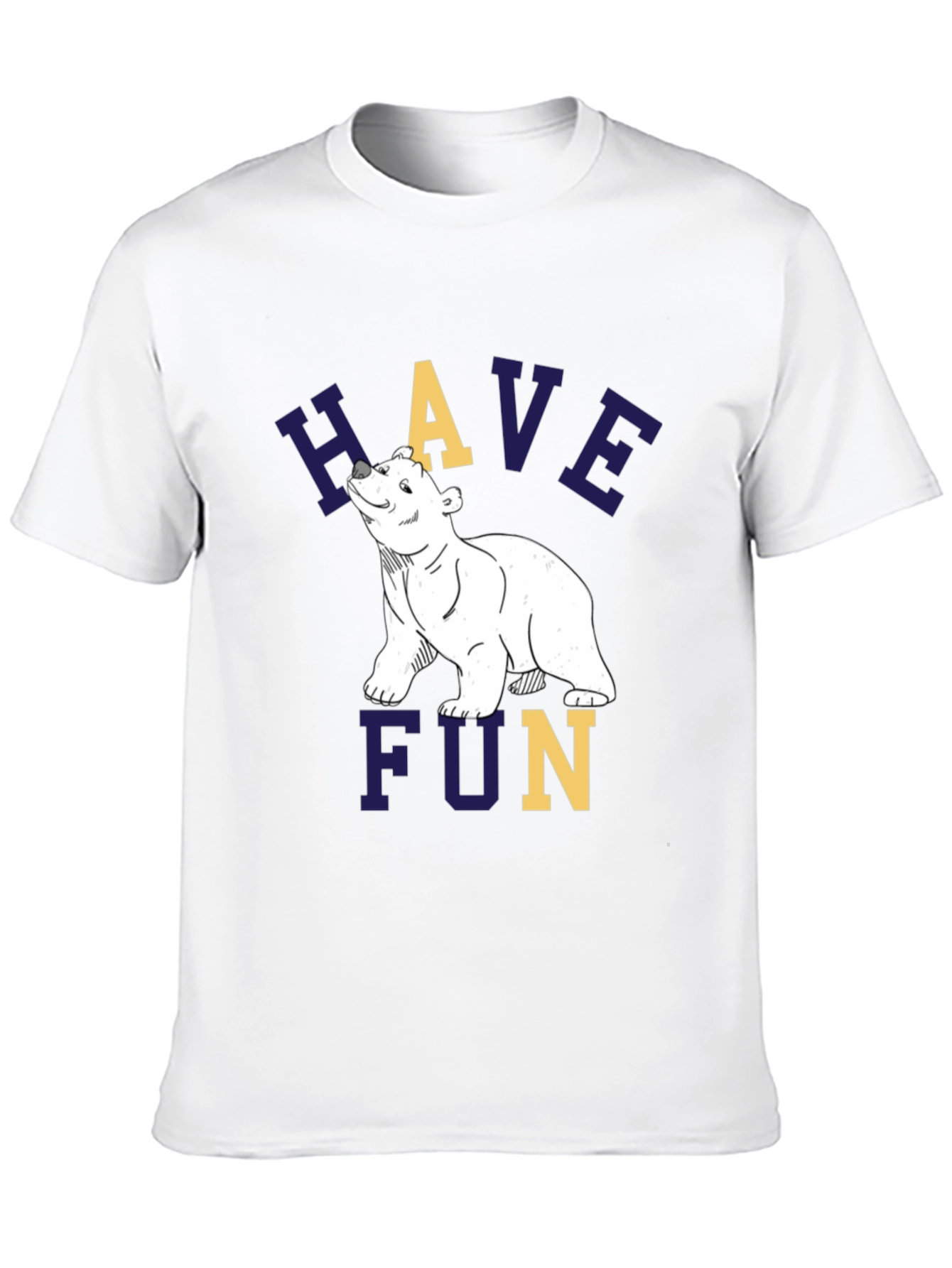 Have Fun Bear Graphic T-Shirt