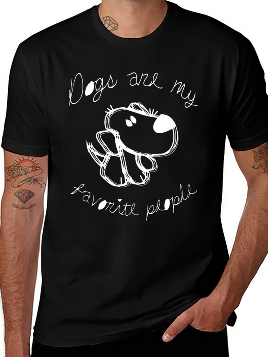 Dogs Are My Favorite People T-Shirt