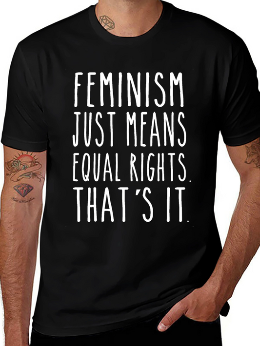 Feminism Equal Rights Graphic Tee