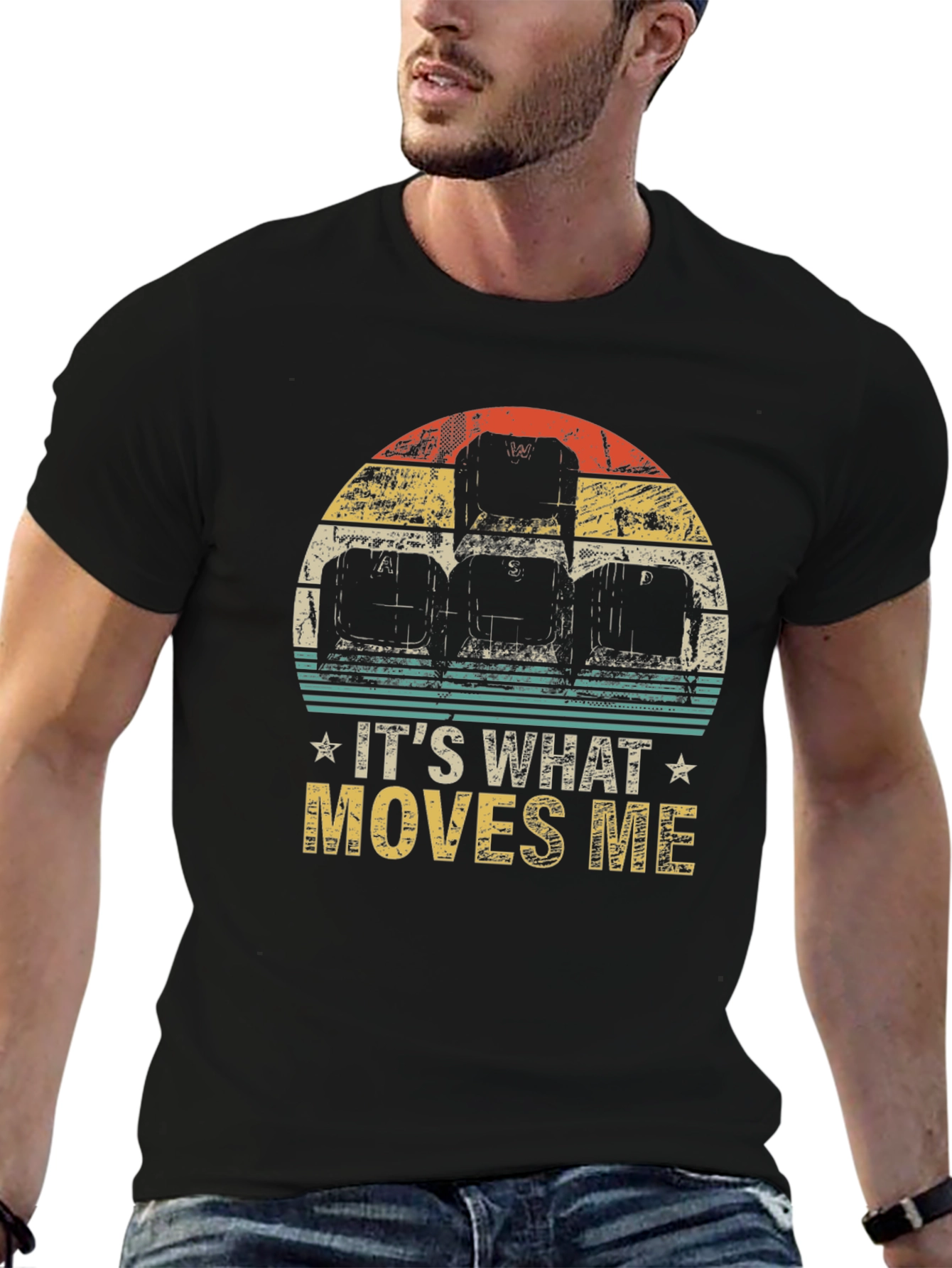 Retro Bowling T-Shirt - Its What Moves Me