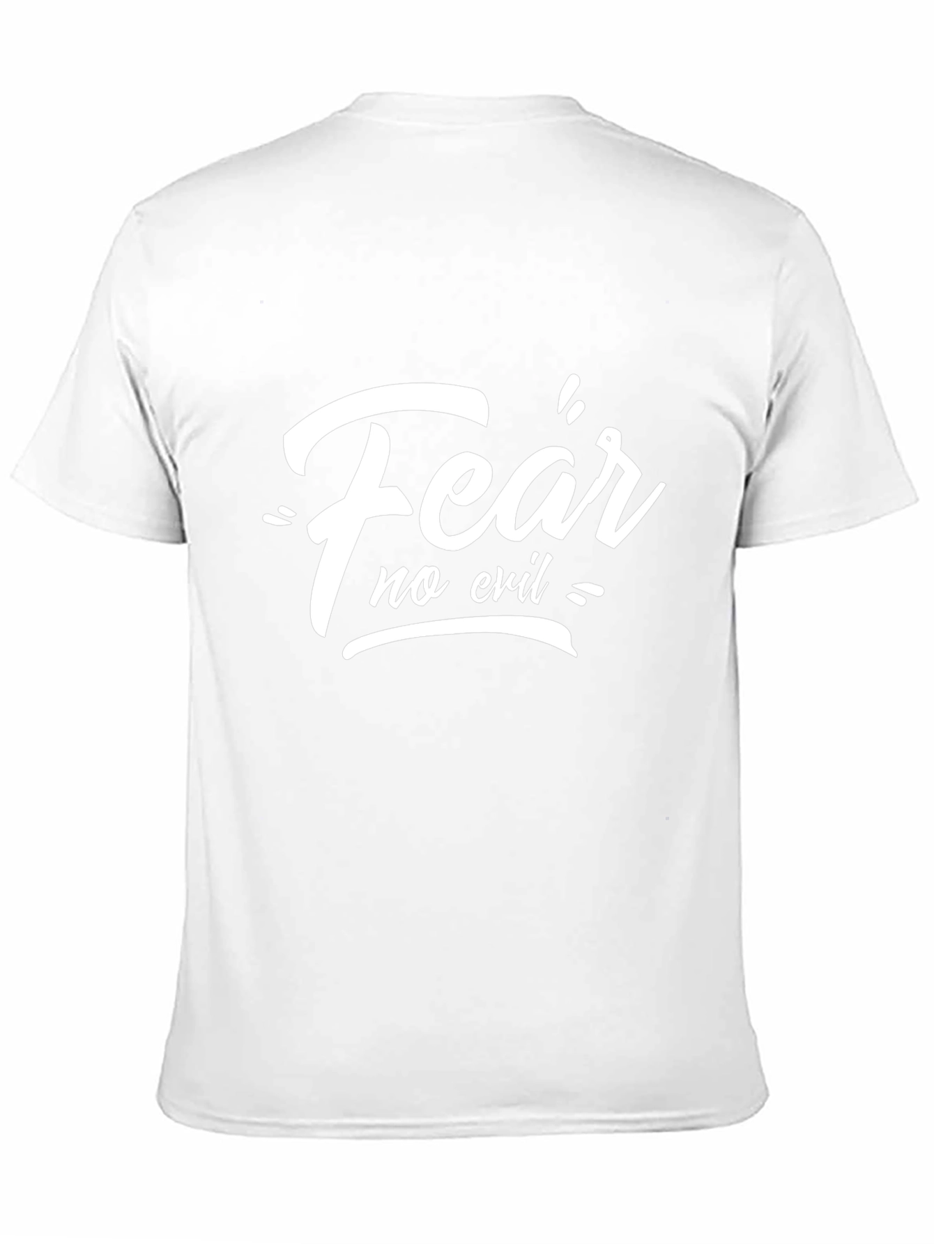 Fear No Evil Black Graphic Tee