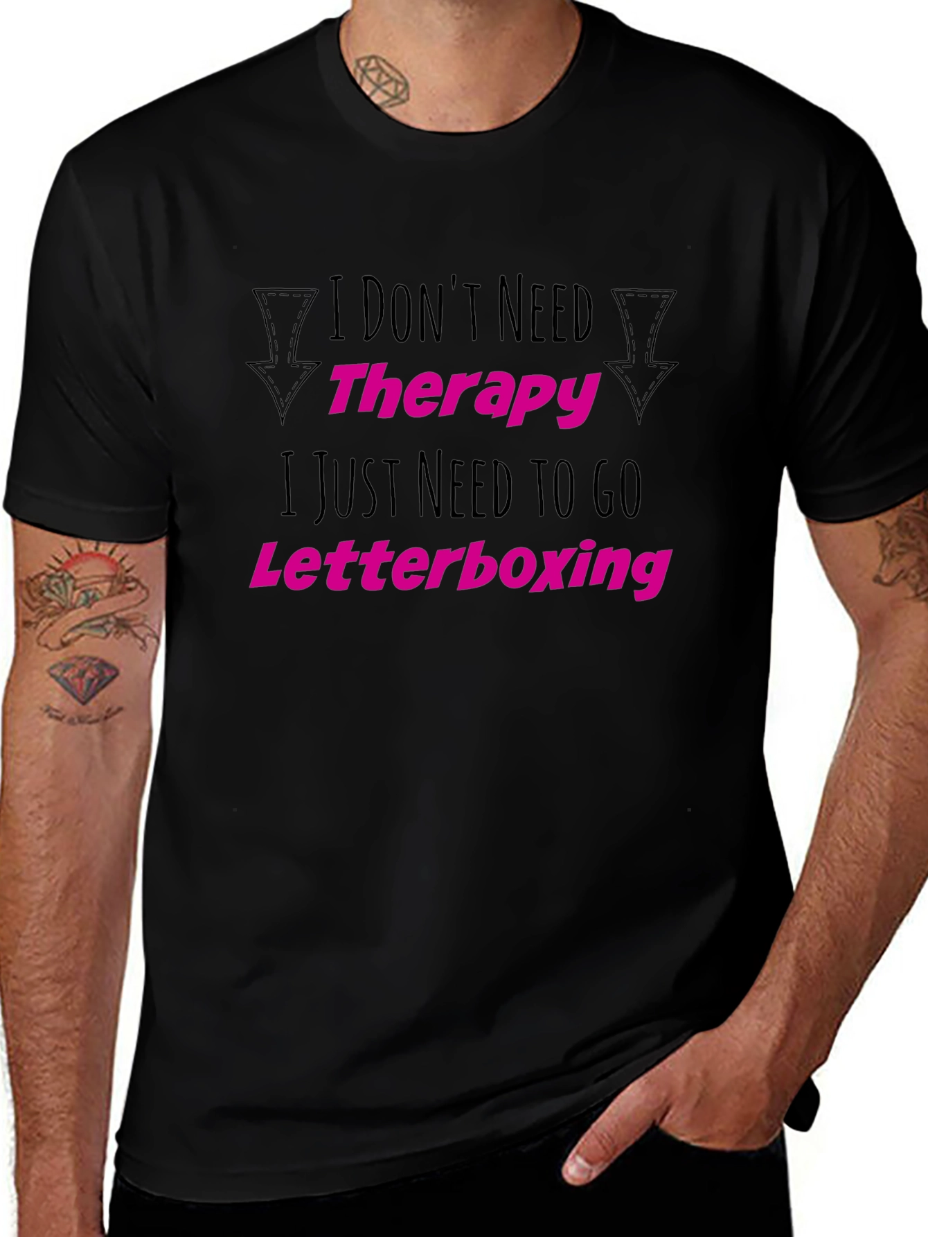 Funny Letterboxing Therapy T-Shirt