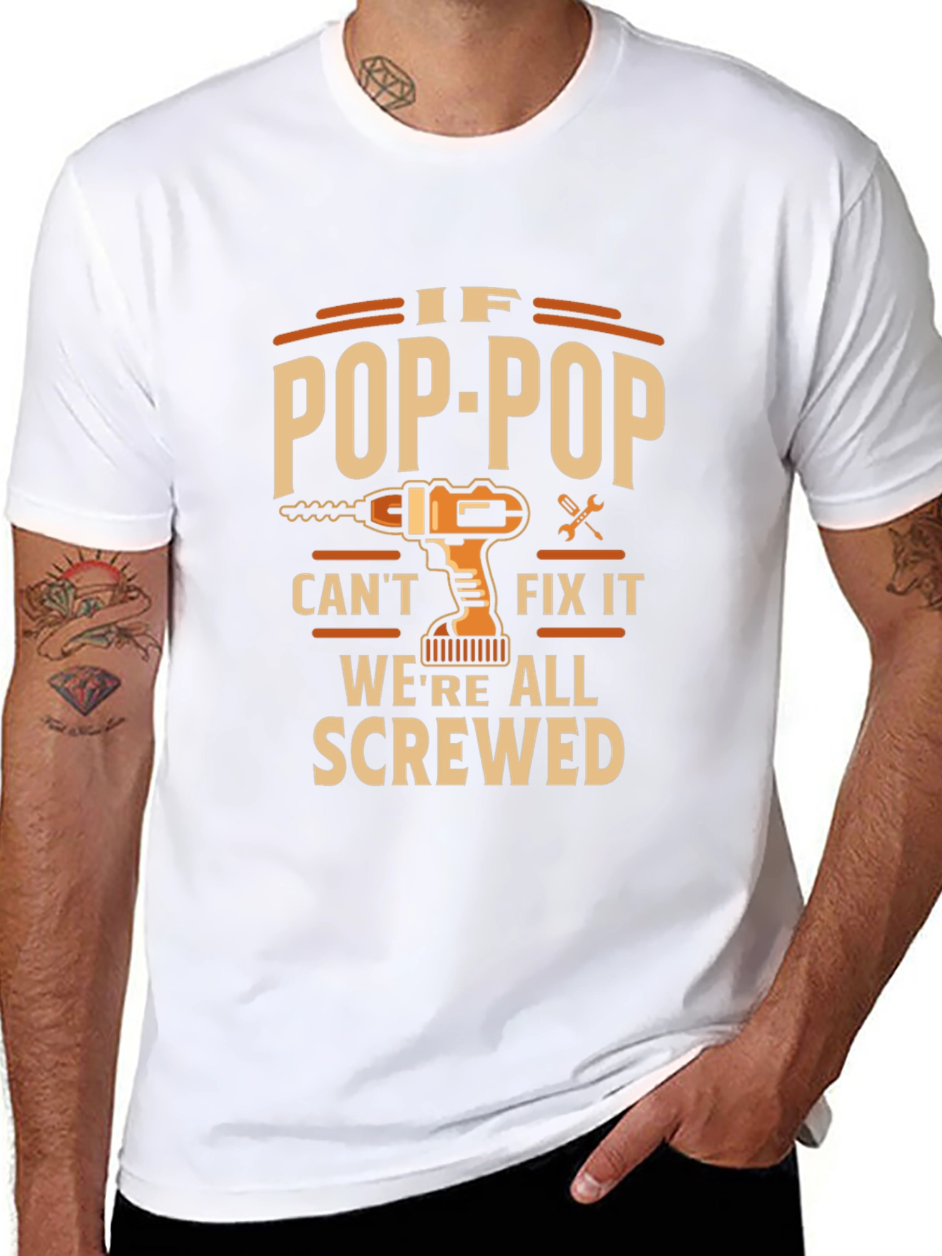 Pop-Pop Fix It T-Shirt - Grandfather Gift