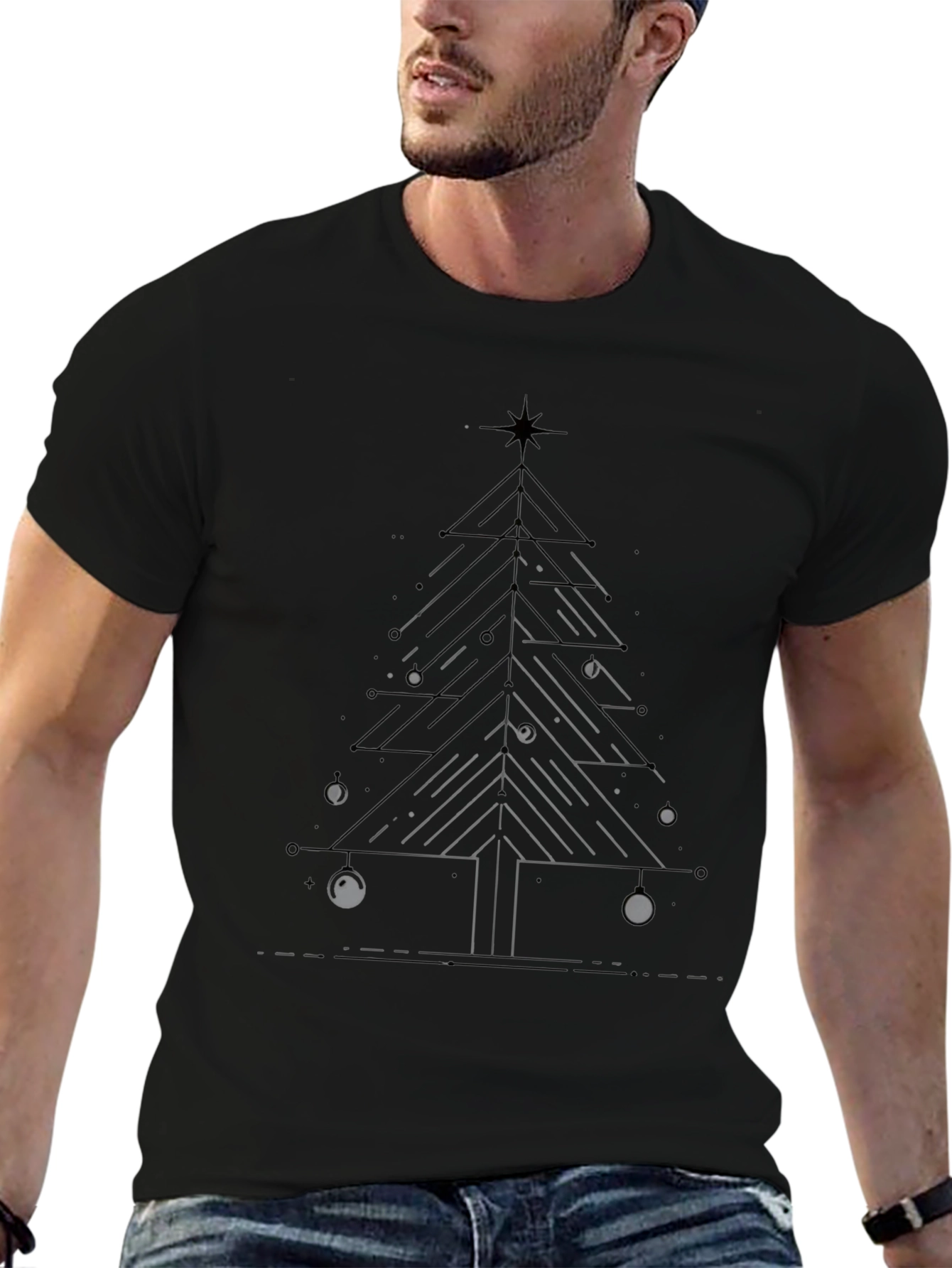Minimalist Christmas Tree T-Shirt