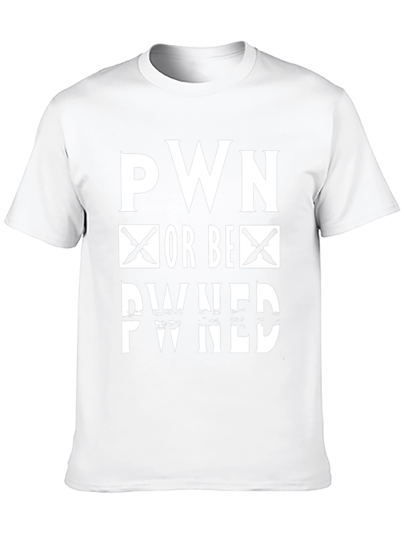 Pwn Or Be Pwned Black Graphic T-Shirt