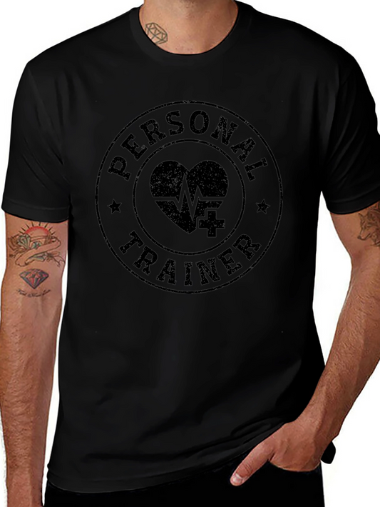 Personal Trainer T-Shirt - Fitness Heart Design