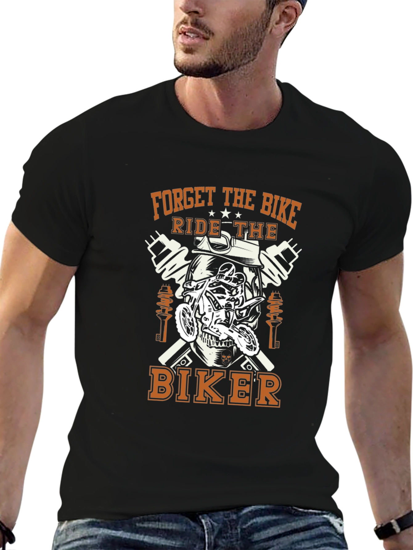 Forget the Bike Ride the Biker Graphic Tee