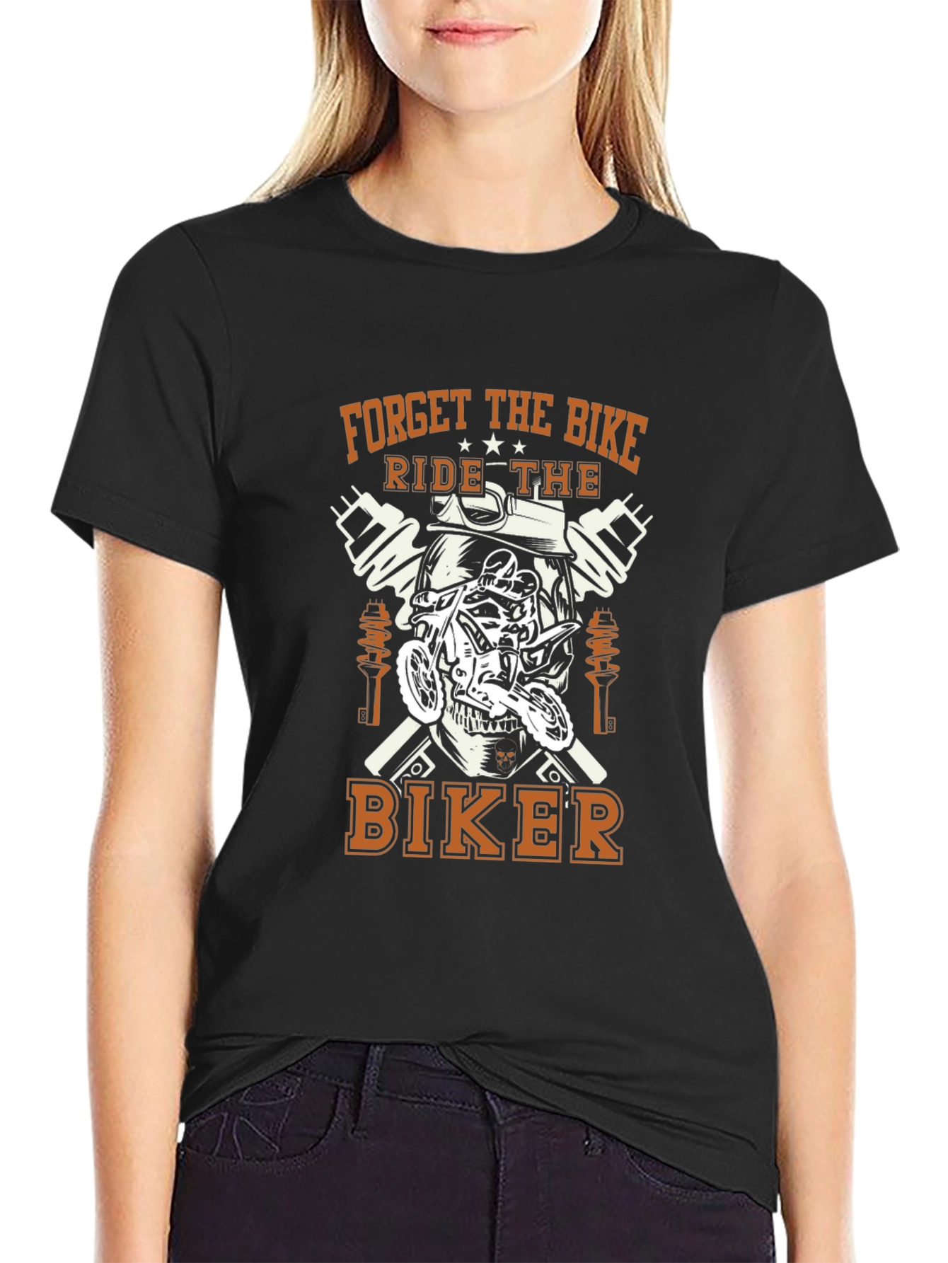 Forget the Bike Ride the Biker Graphic Tee